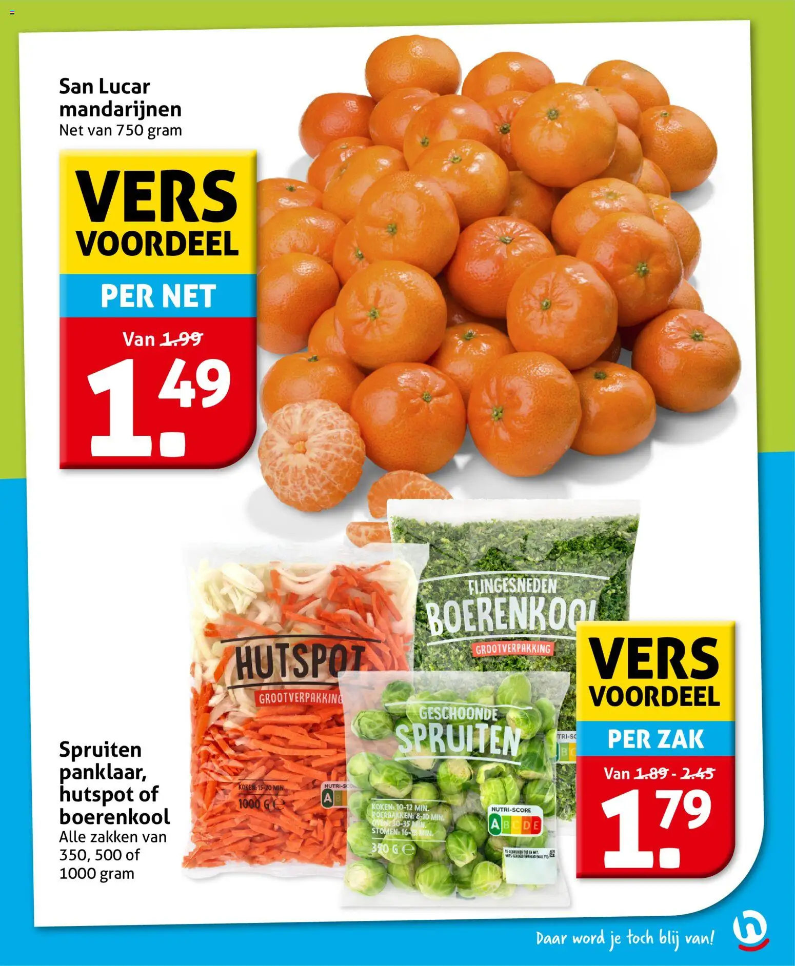 {H1} | Pagina: 19 | Producten: Boerenkool, Mandarijnen, Zak, Oven