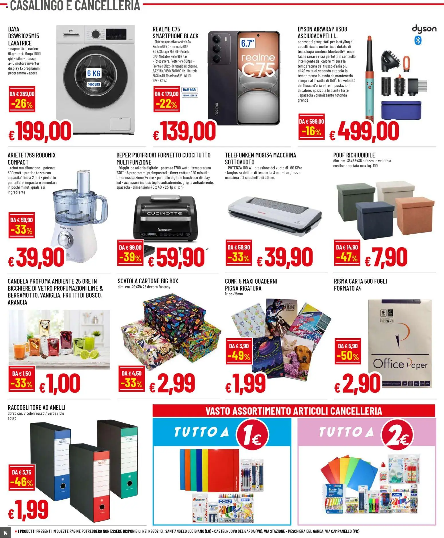 Volantino Galassia del 29.12.2025 | Pagina: 14 | Prodotti: Friggitrice ad aria, Fornetto, Friggitrice, Dyson