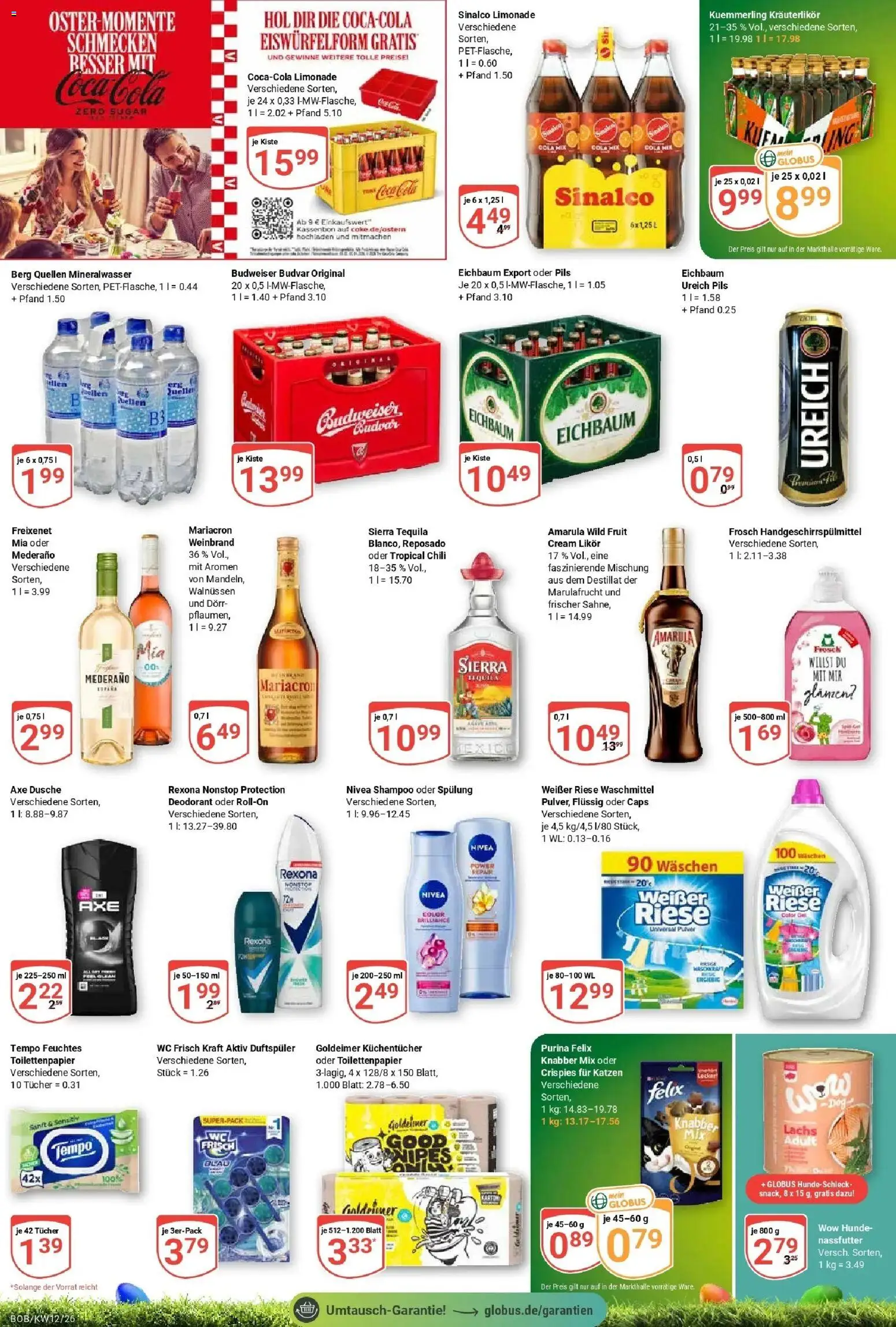 Globus prospekt Bobenheim-Roxheim	 – gültig ab 15.03.2026 | Seite: 3 | Produkte: Spülung, Deodorant, Lachs, Toilettenpapier