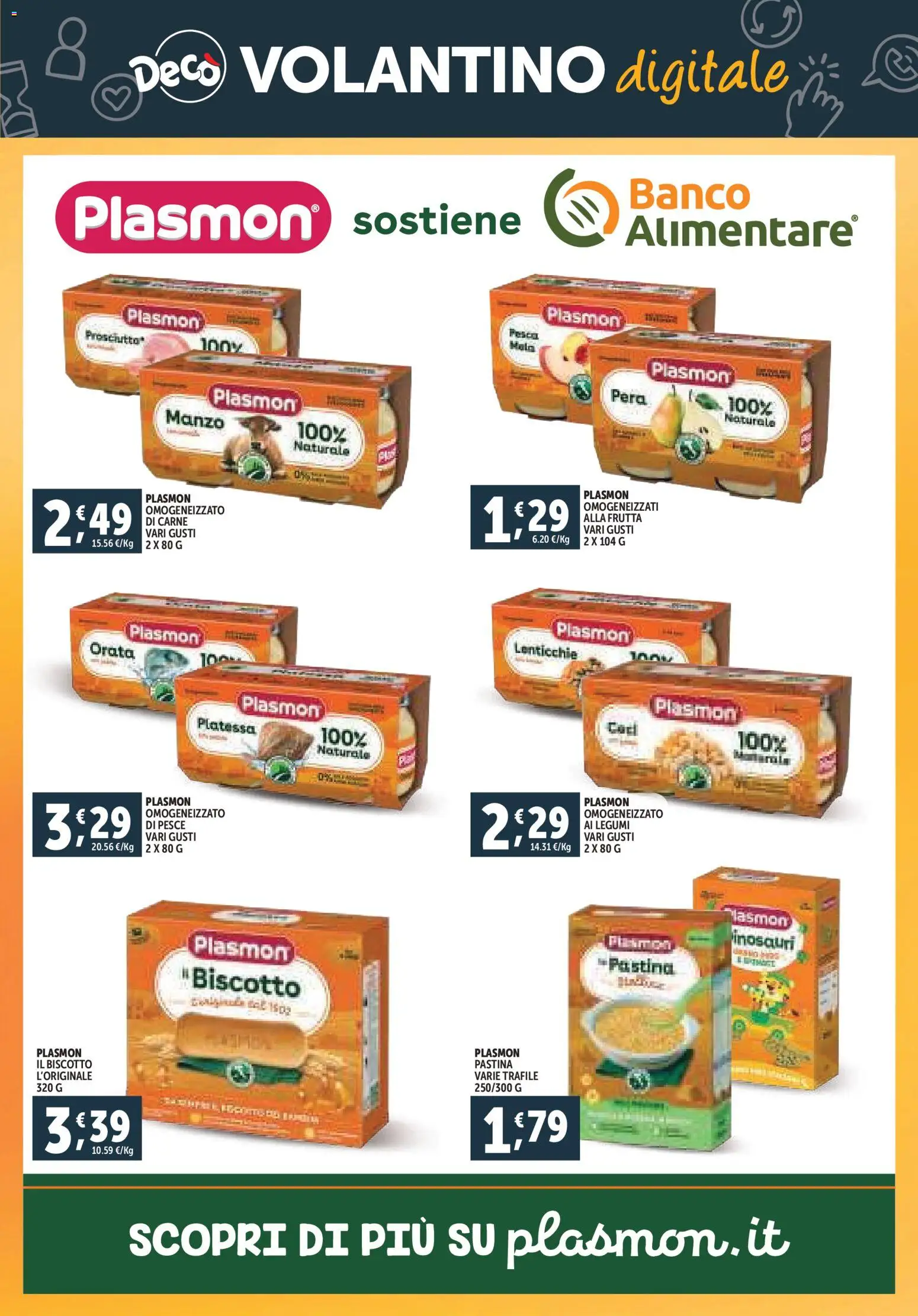 Volantino Decò del 07.11.2025 | Pagina: 30 | Prodotti: Pesce, Lenticchie, Frutta, Orata