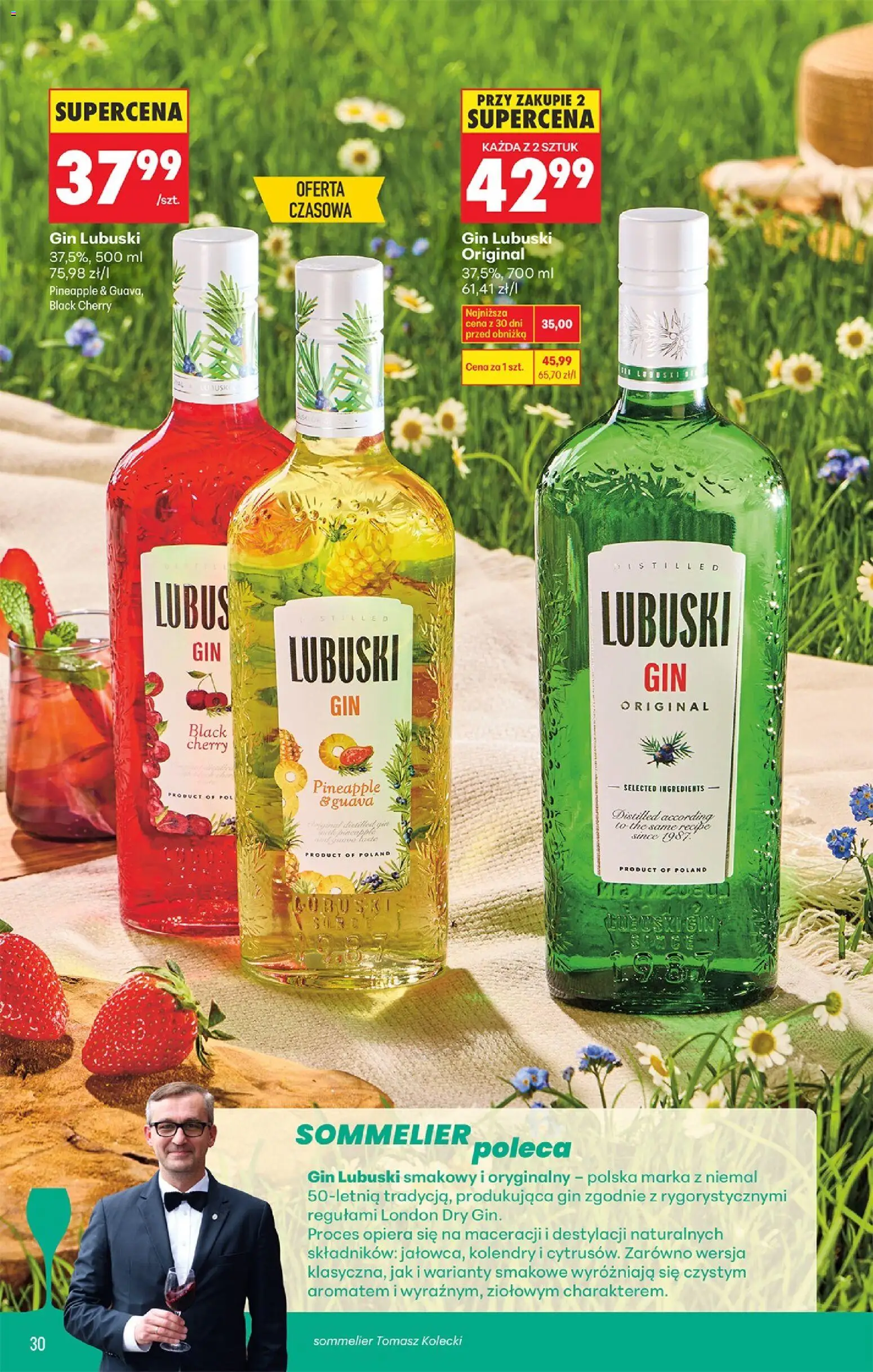 Biedronka Polsko leták - Czas na toast od 07.04.2026 | Strana: 30 | Produkty: Gin