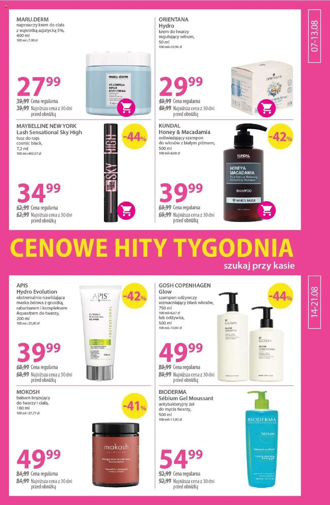 Hebe Gazetka od 07.08.2025 | Strona: 9 | Produkty: Szampon, Body, Maska, Krem