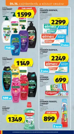 ELMEX FOGKRÉM DUOPACK, 2 TUBUS*, Caries Protection vagy Sensitive Gentle White, 2 x 75 ml/doboz - amely érvényes a következő dátumtól: 16.04.2026 | Oldal: 24 | Termékek: Fogkrém