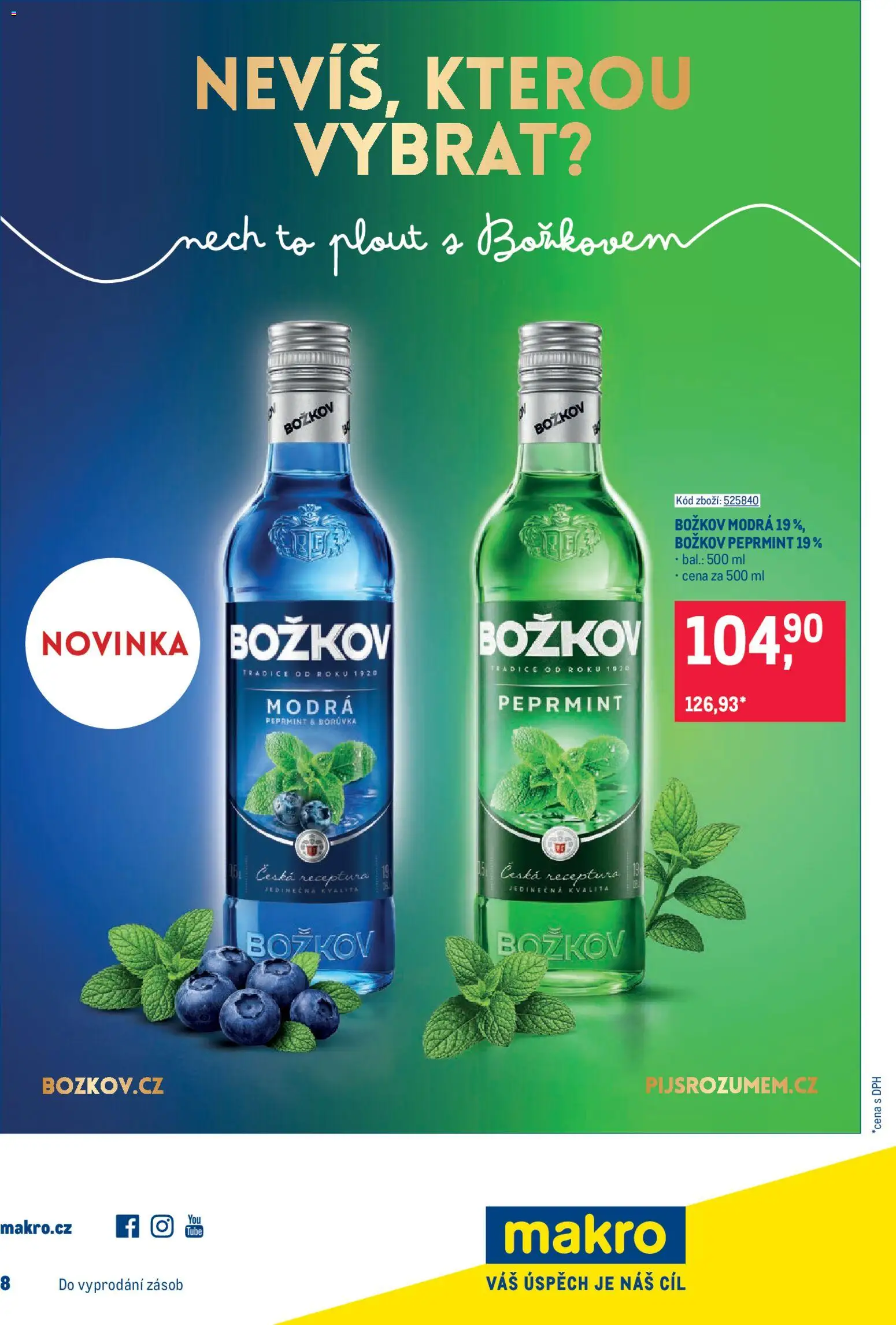 Makro leták - Maloobchod od 25.03.2026 | Strana: 18 | Produkty: Božkov, Božkov Peprmint