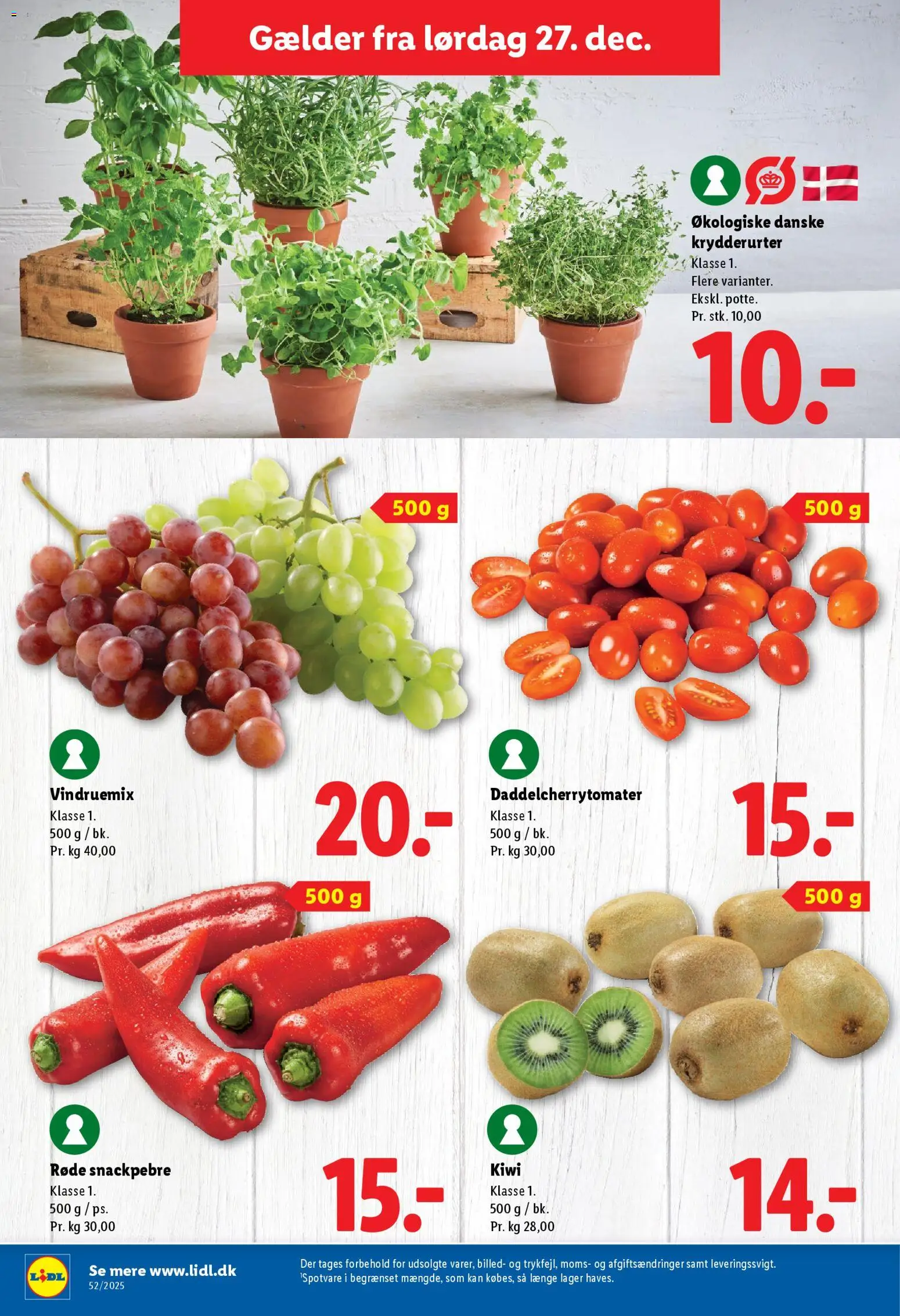 Lidl tilbudsavis – gyldig fra 27.12.2025 | Side: 4 | Produkter: Kiwi, Søm