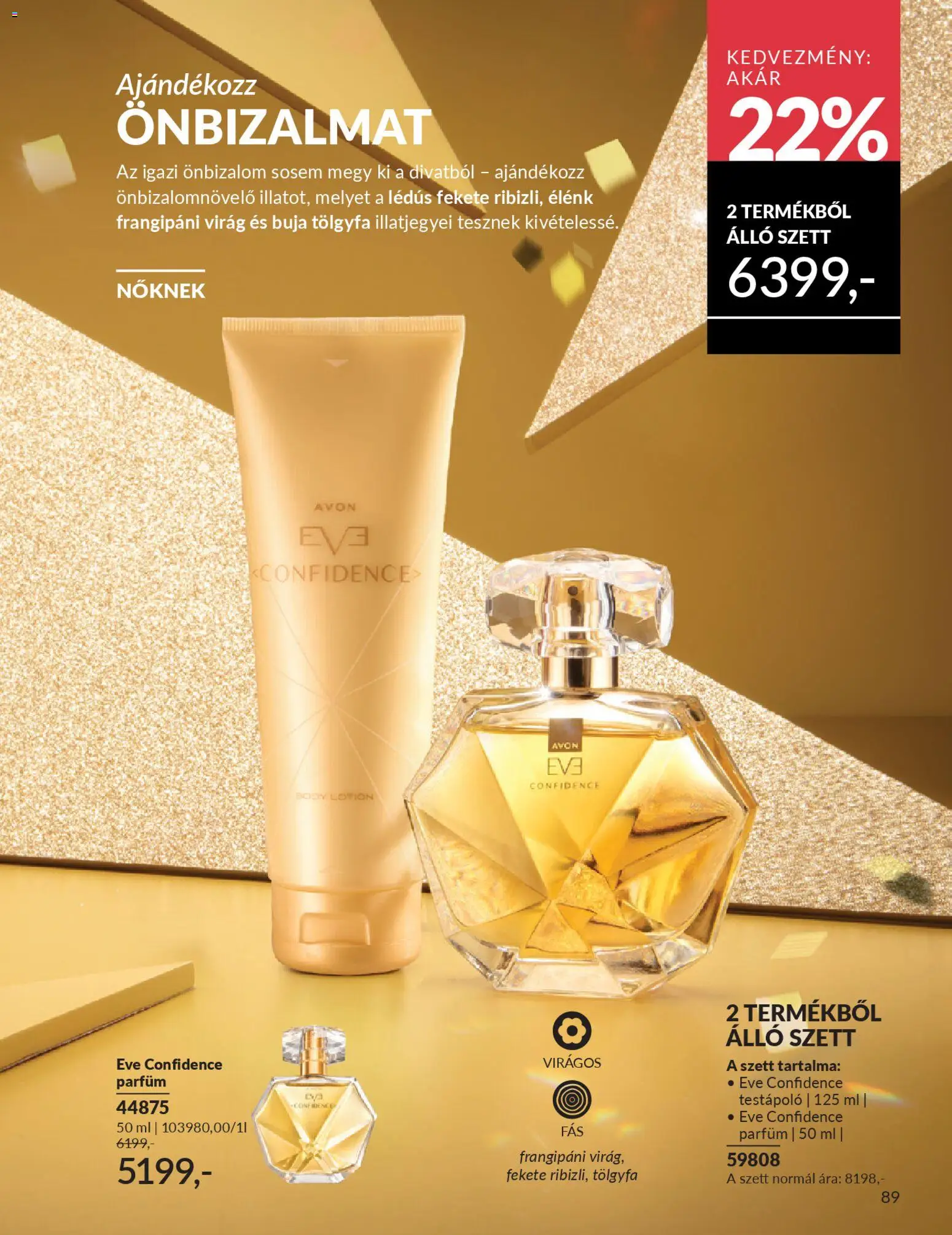 Avon akciós ujság - amely érvényes a következő dátumtól: 01.01.2026 | Oldal: 91 | Termékek: Body, Virag, Parfüm, Testápoló
