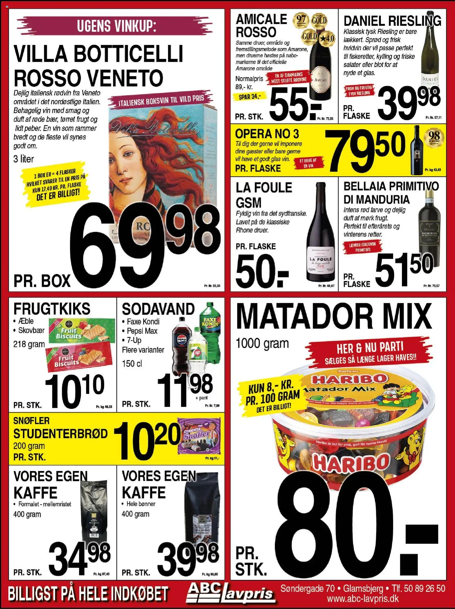 Abc Lavpris tilbudsavis – gyldig fra 22.10.2025 | Side: 6 | Produkter: Rammer, Duft, Vin, Pepsi Max