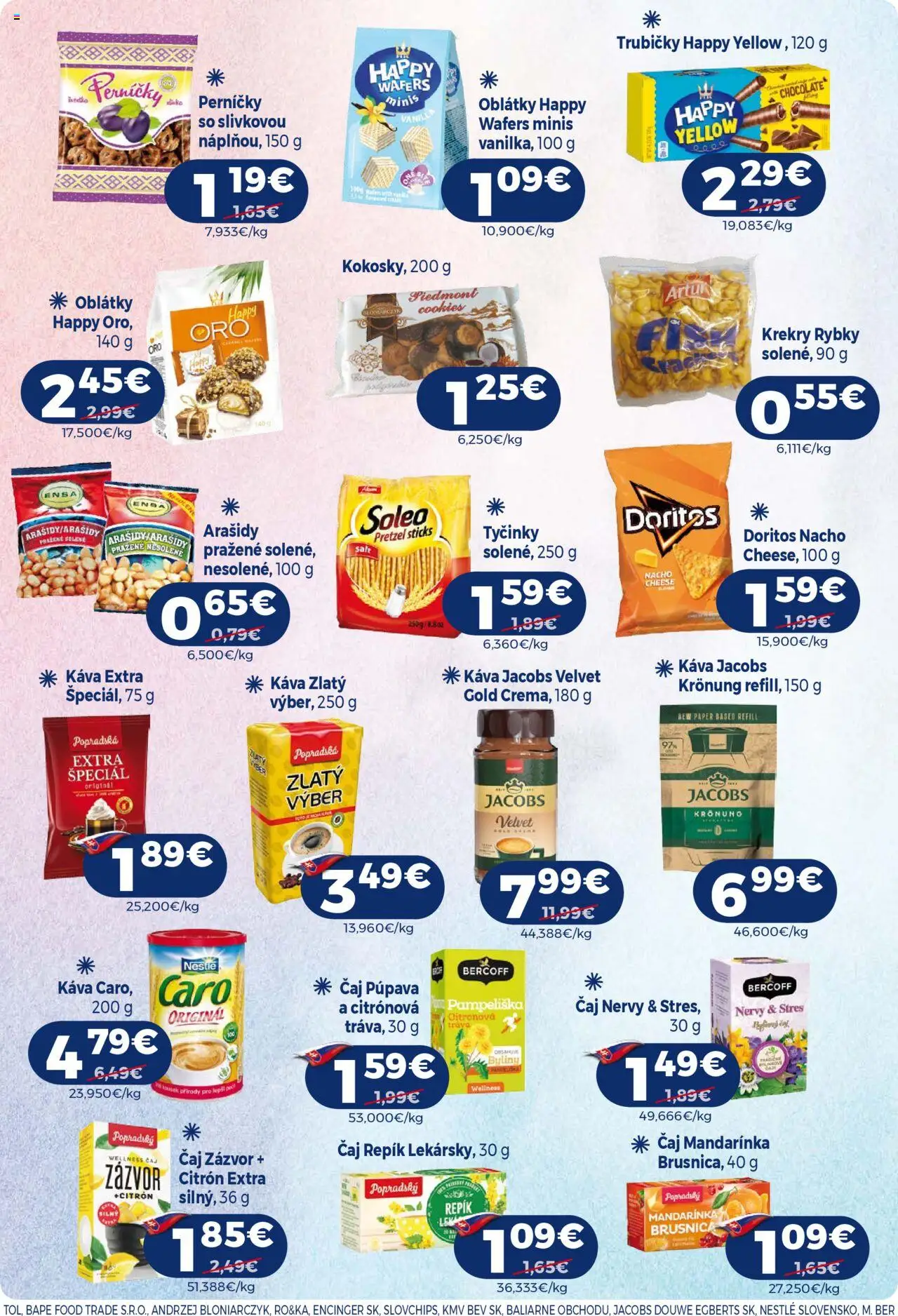 Milk Agro leták │ platný od 13.08.2025 | Strana: 11 | Produkty: Jacobs Velvet, Zázvor, Káva, Čaj