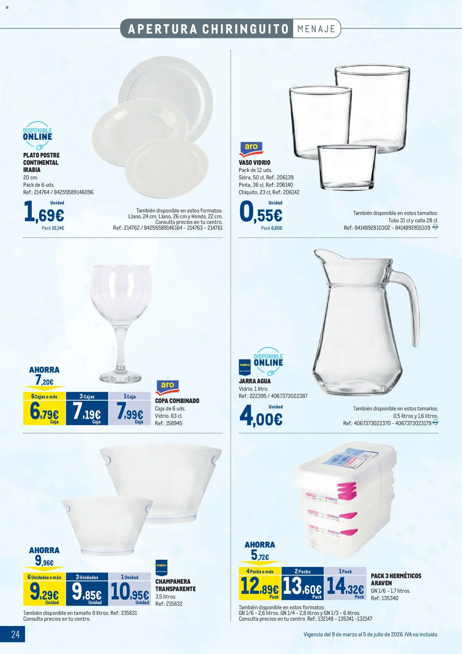 Makro - Especial Terrazas │ válido desde el 09.03.2026 | Página: 24 | Productos: Caja