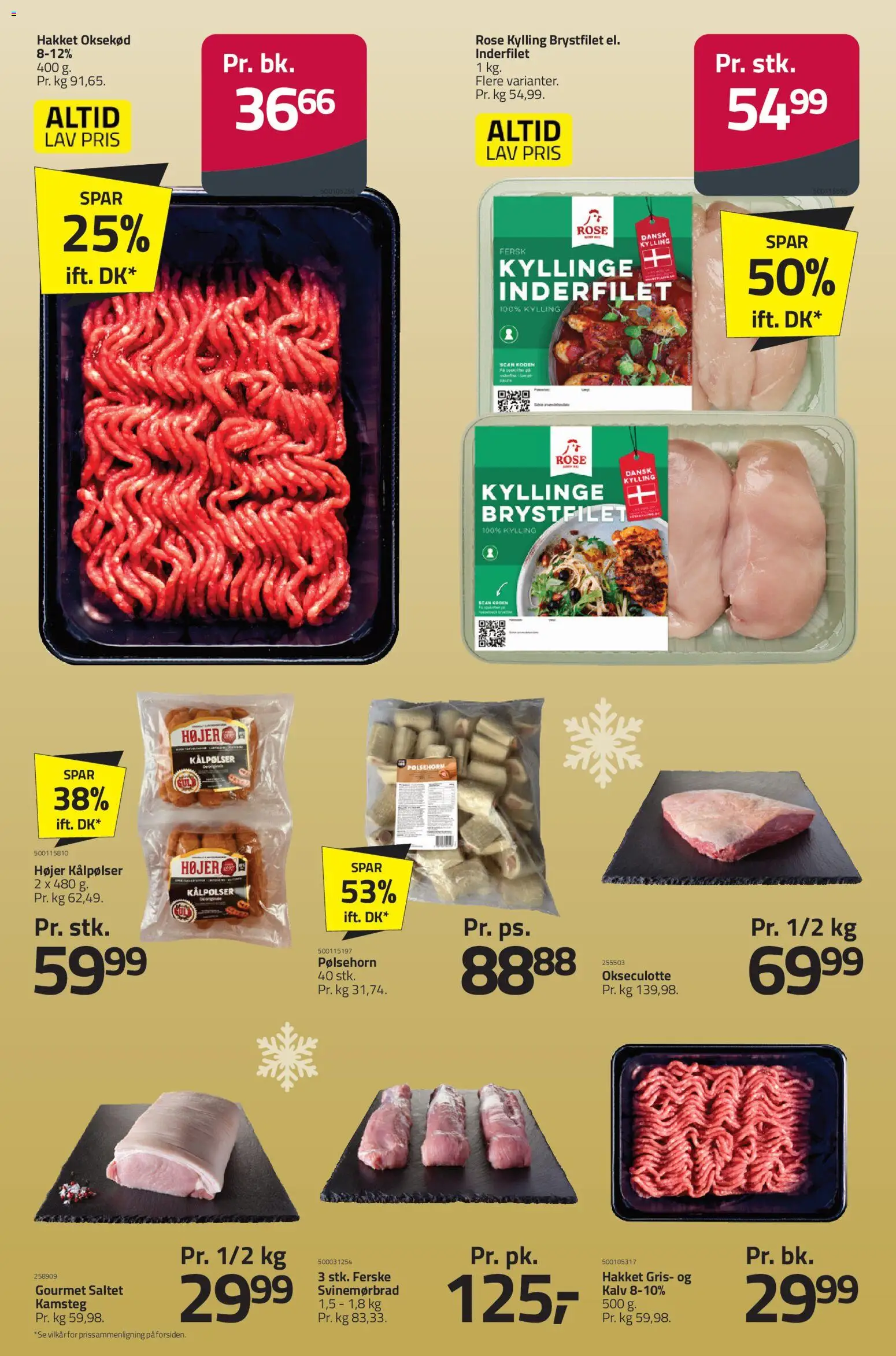 Fleggaard tilbudsavis – gyldig fra 26.11.2025 | Side: 41 | Produkter: Pølsehorn, Oksekød
