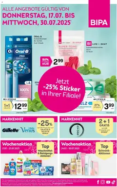 Vorschau von dem Prospekt - Bipa Flugblatt gültig ab 17.07.2025