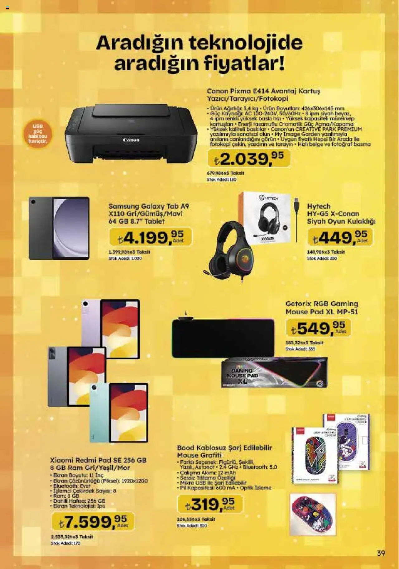 Migros Katalog - 5M Migroskop Dijital - 22.05.2025 tarihinden itibaren geçerlidir | Sayfa: 130 | Ürünler: Pil, Kartuş, Tablet, Oyun