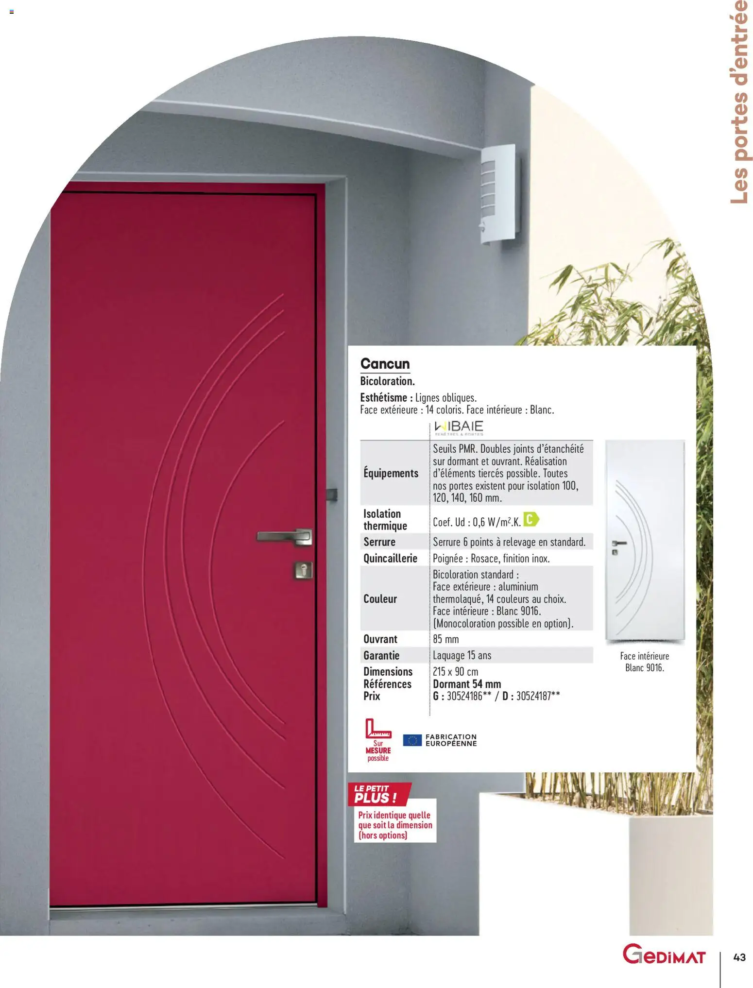 {H1} | Page: 43 | Produits: Portes