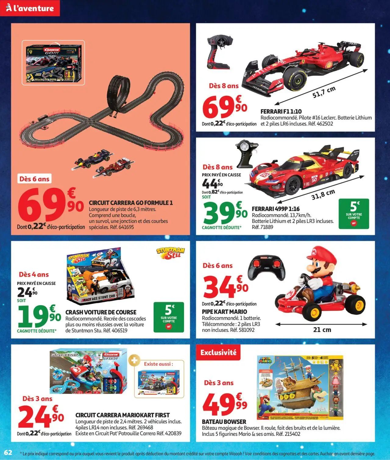{H1} | Page: 62 | Produits: Batterie, Télécommande, Figurines, Piles