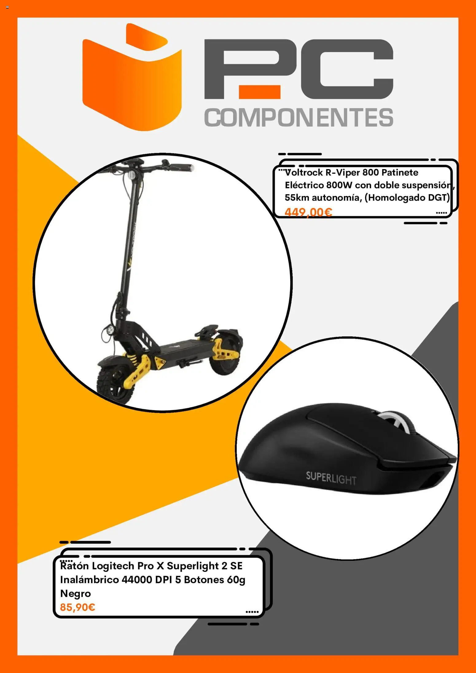 PC Componentes folleto │ válido desde el 07.03.2026 | Página: 5 | Productos: Patinete, Ελιές