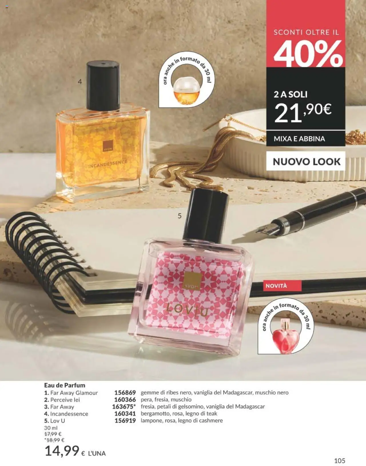 Volantino Avon del 01.10.2025 | Pagina: 105