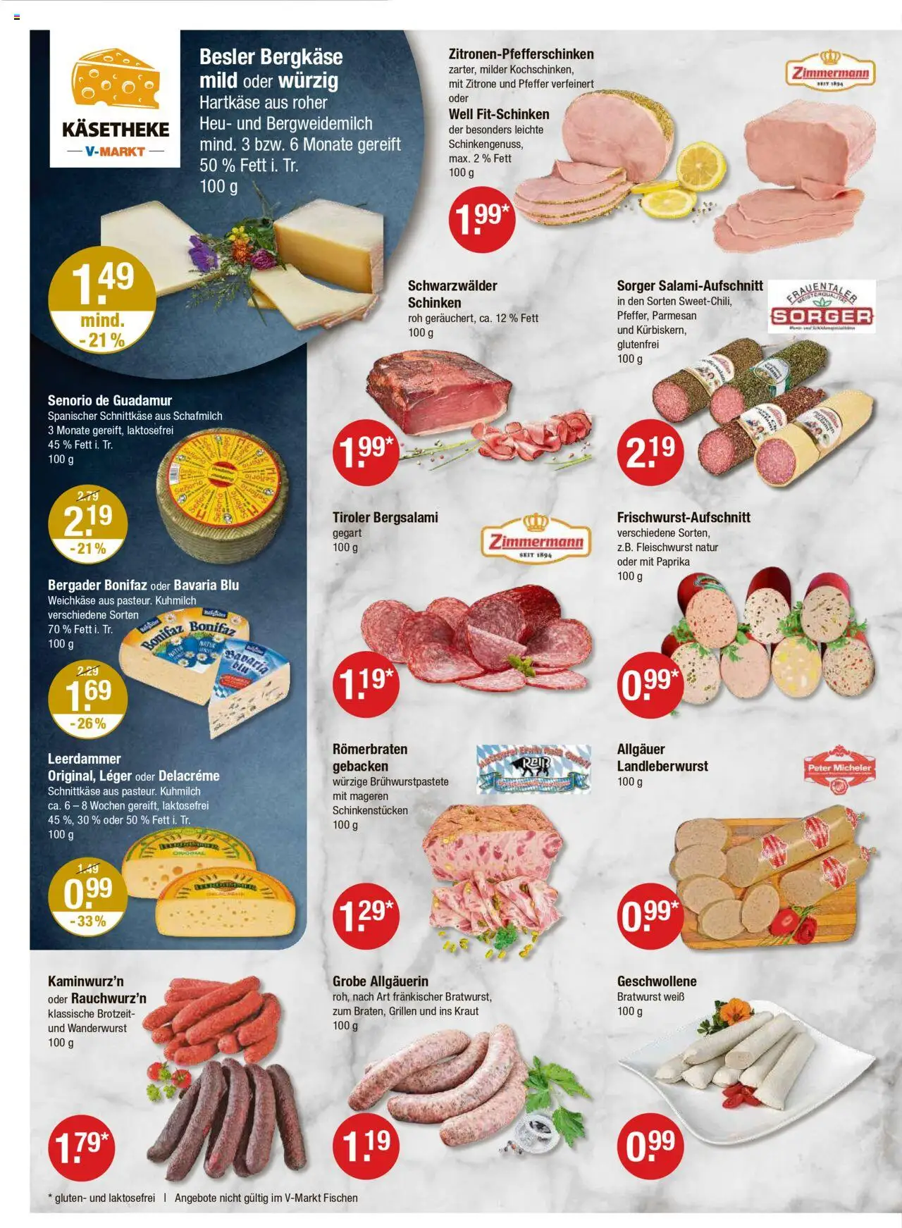 V-Markt - Oberbayern – gültig ab 25.09.2025 | Seite: 2 | Produkte: Leerdammer, Pfeffer, Kraut, Schinken