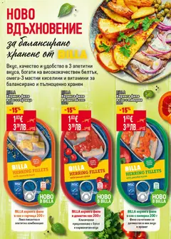 Преглед на BILLA Херинга филе в сос с горчица 200 г, Леко пикантна и апетитна комбинация - Офертите са валидни от 29.01.2026 | Страница: 24