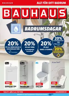 Bauhaus erbjudanden - Förhandsvisning av reklamblad från butik Bauhaus aktuell från 01.03.2026