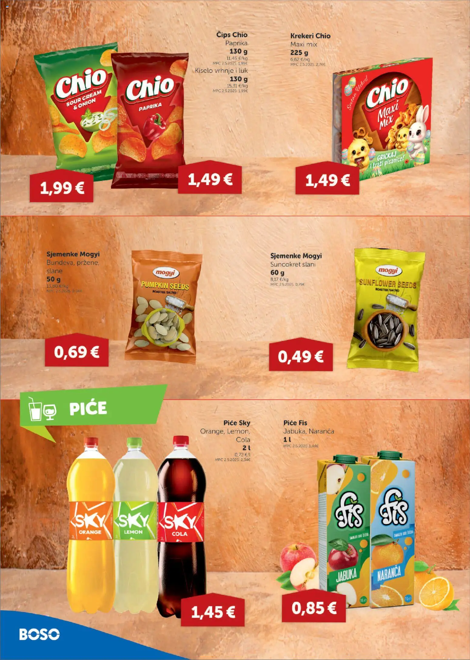 Boso katalog | vrijedi od 12.03.2026 | Stranica: 10 | Proizvodi: Paprika, Luk, Krekeri, Sjemenke