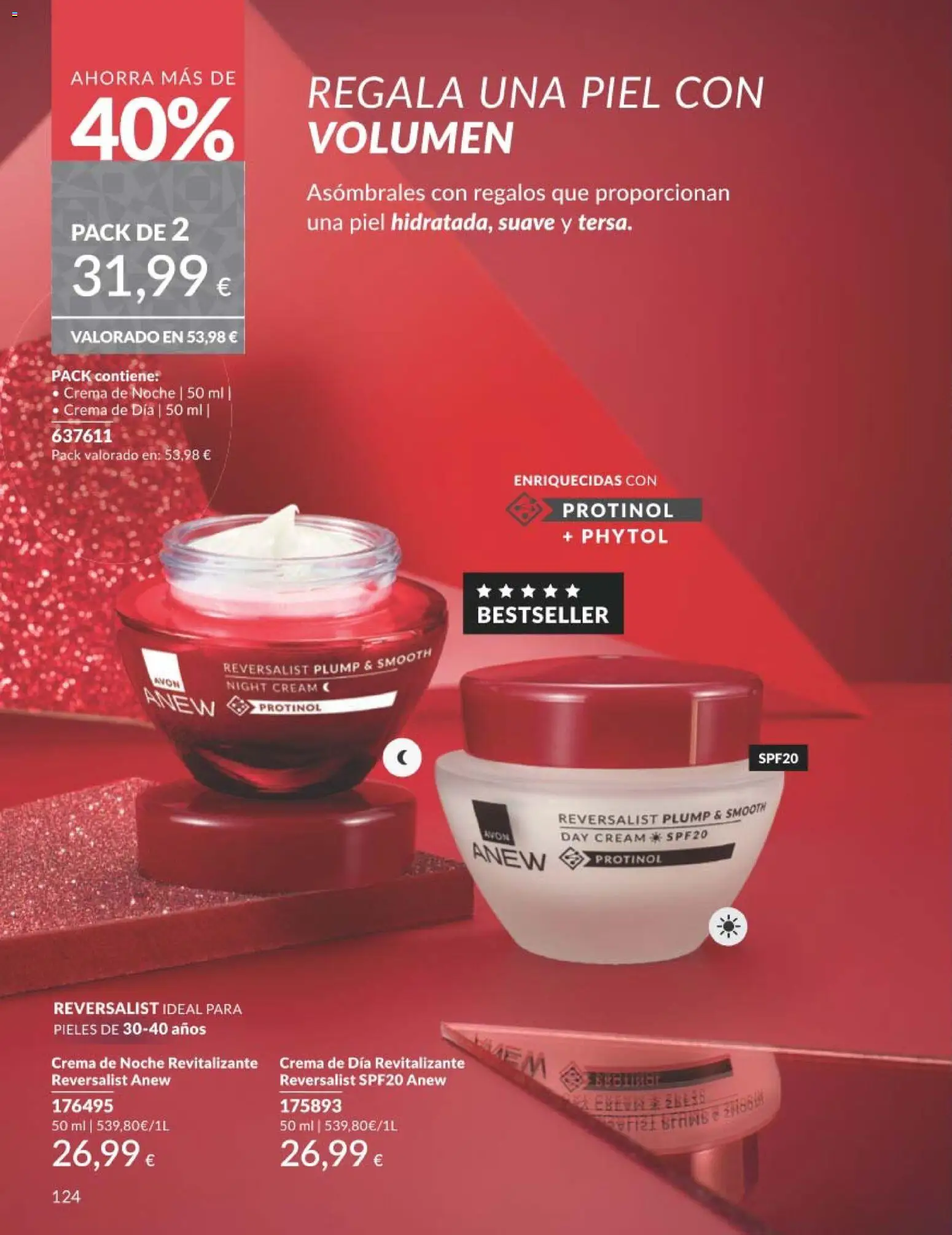 Catálogo AVON campaña 11 Black Friday │ válido desde el 01.11.2025 | Página: 124 | Productos: Crema, Crema de día, Crema de noche, Crema de noche revitalizante