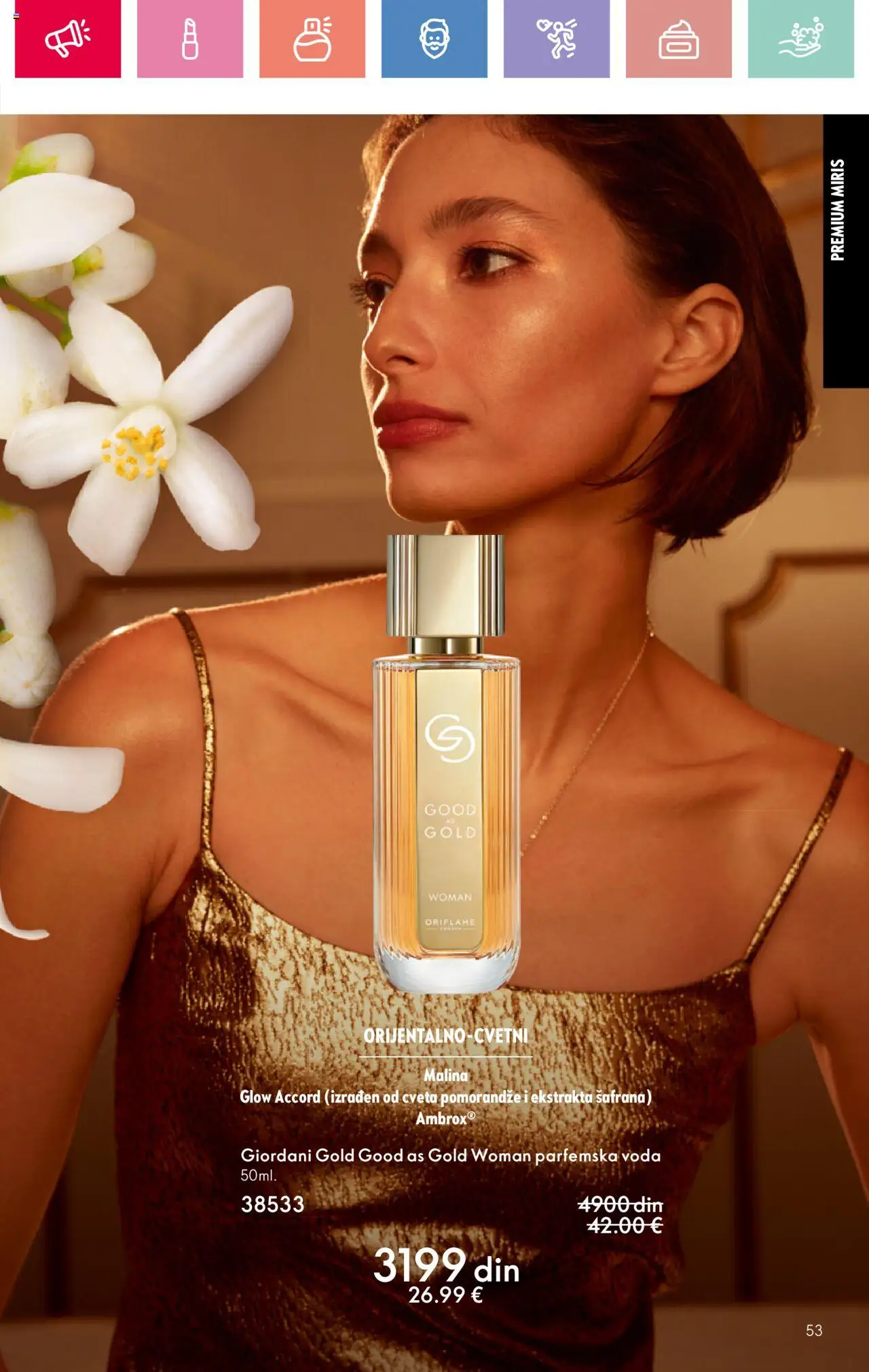 Oriflame katalog - važi od 03.08.2025 | Strana: 53 | Proizvode: Miris, Voda, Malina