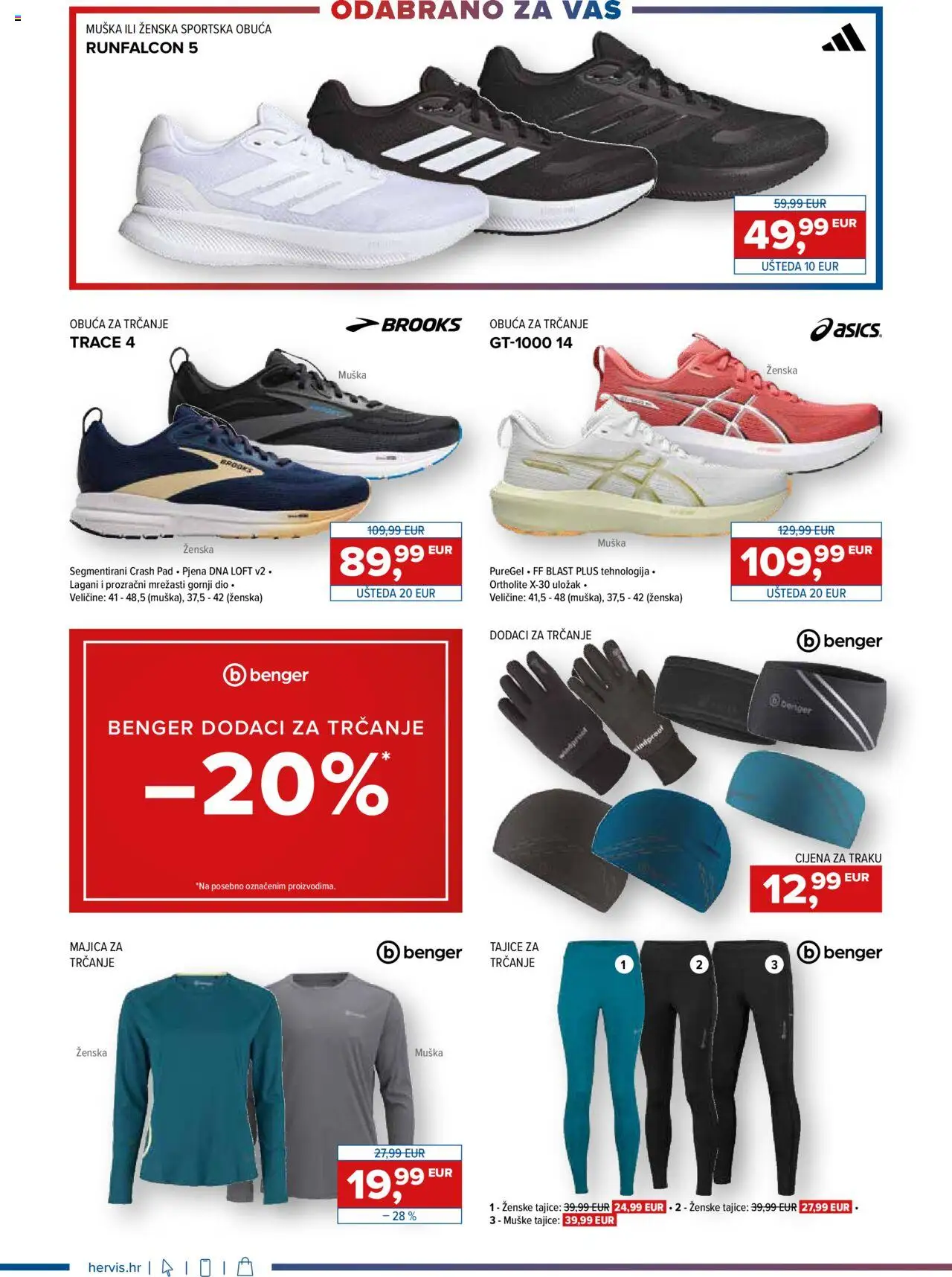 Hervis katalog | vrijedi od 15.10.2025 | Stranica: 8 | Proizvodi: Sportska obuća, Majica, Tajice