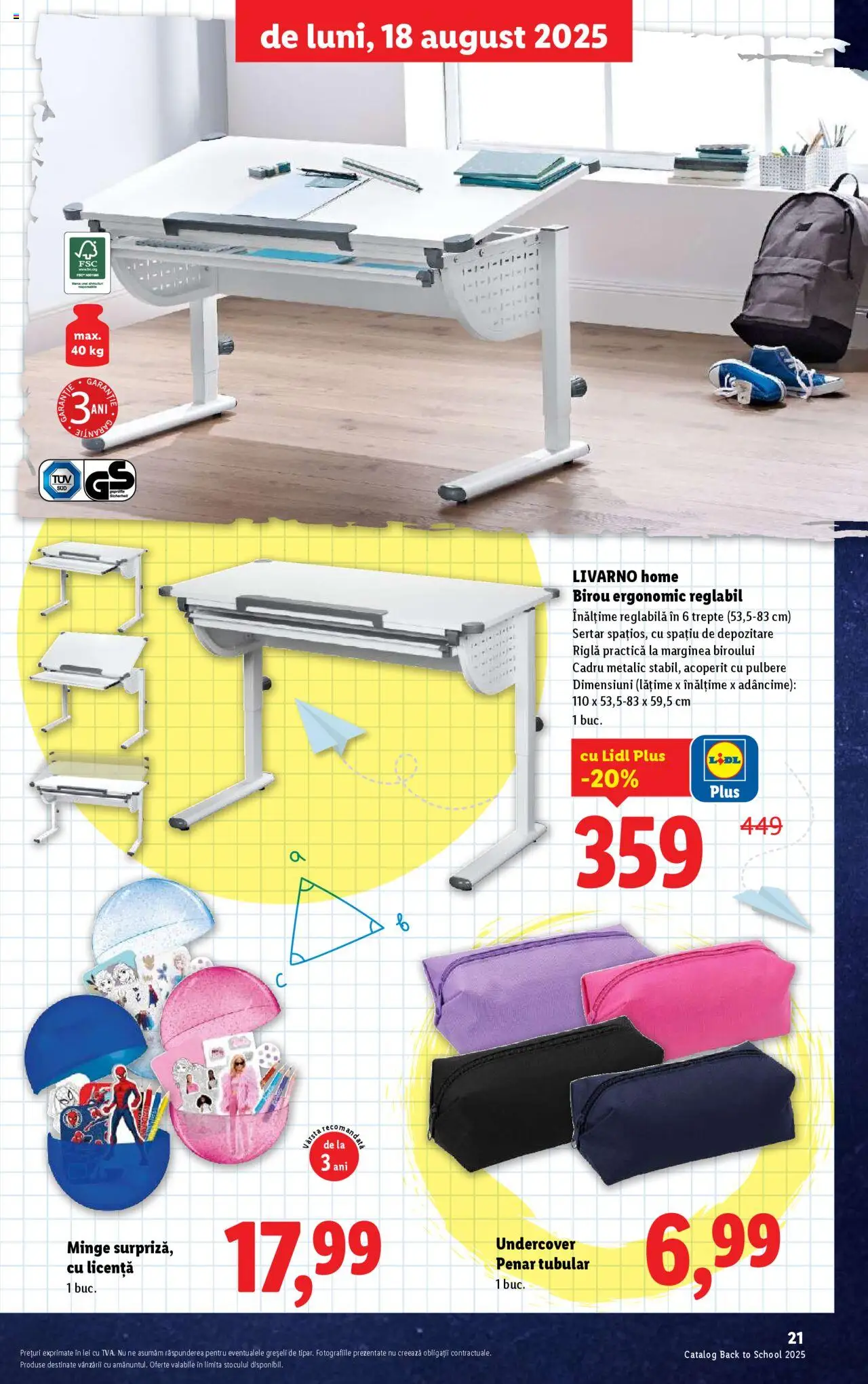 Lidl - Din nou la școală! – valabil de la 11.08.2025 | Pagină: 21 | Produse: Çikolatalı gofret