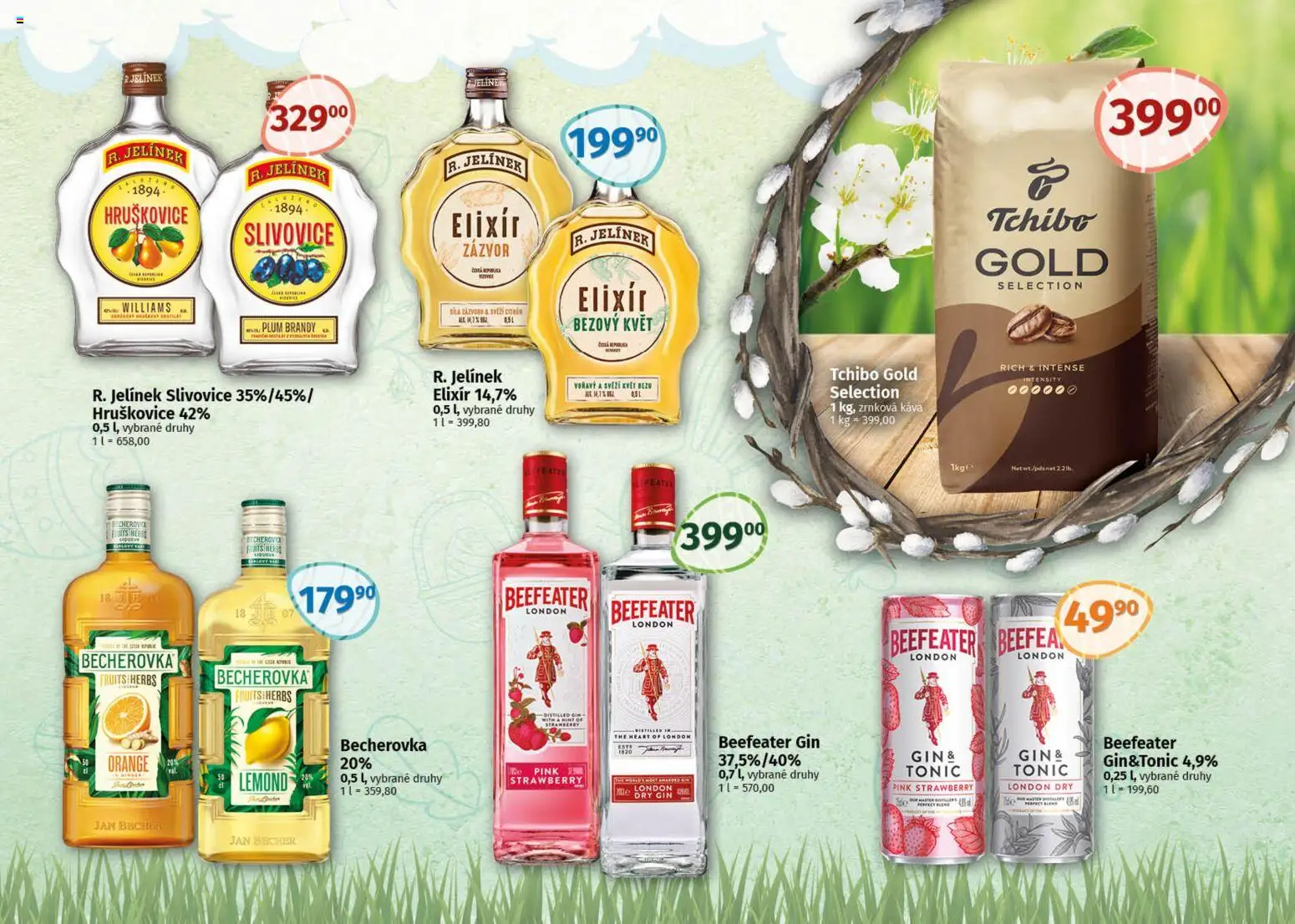 Coop leták - Delikates Velikonoce od 18.03.2026 | Strana: 5 | Produkty: Gin, Tchibo Gold, Beefeater, Dry gin