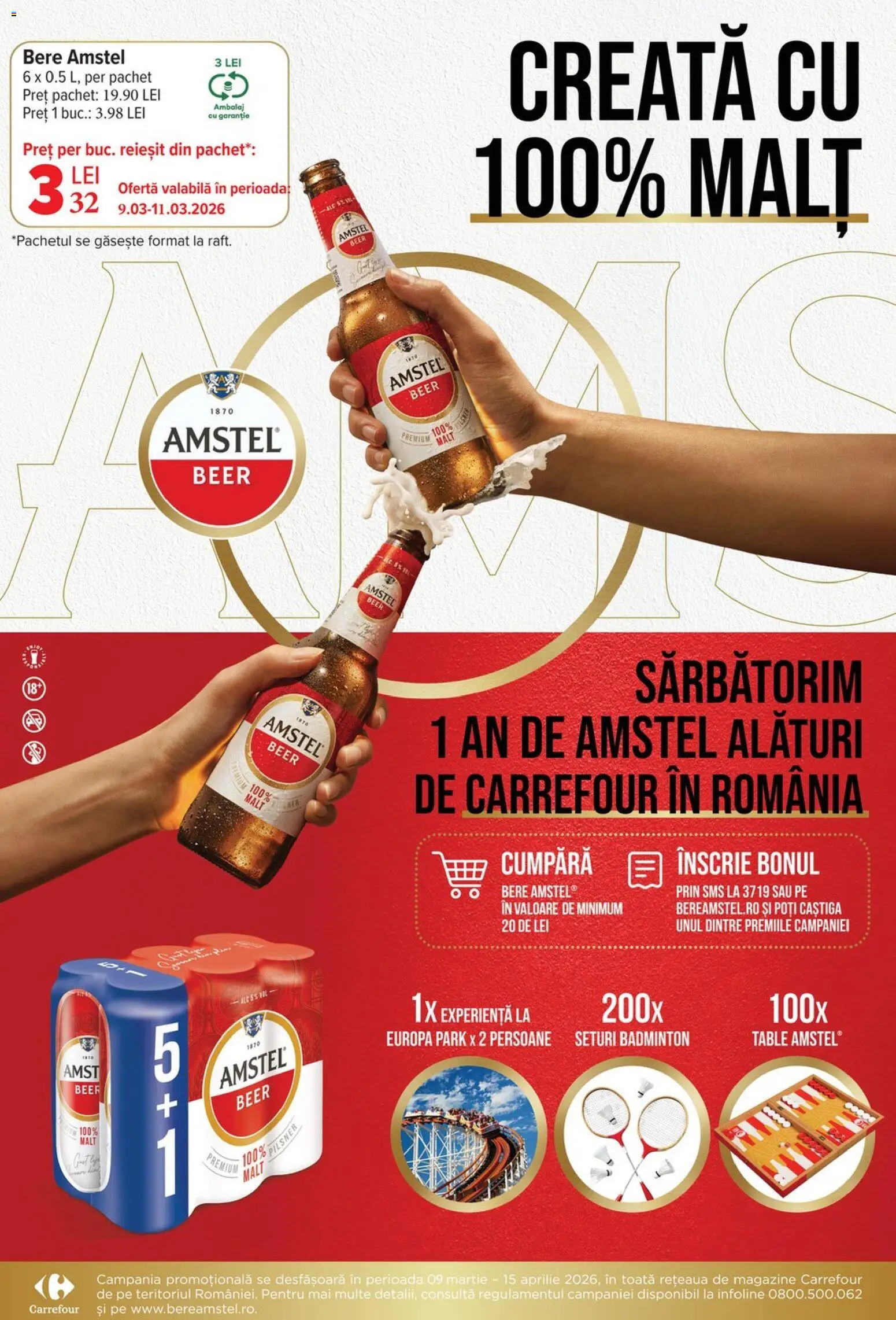 Noul catalog Carrefour – valabil de la 09.03.2026 | Pagină: 35 | Produse: Bere