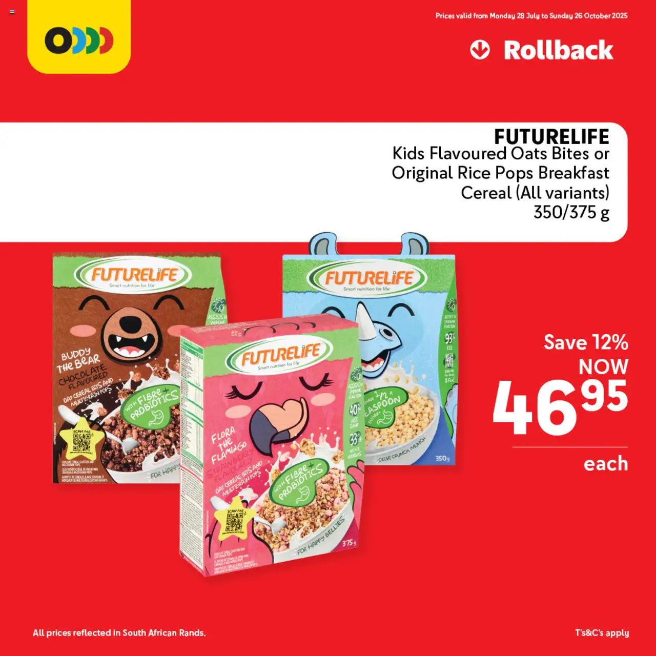 Makro Price Rollback Breakfast  │ valid from 28.07.2025 | Page: 8 | Products: Oats, Chocolate, Rice