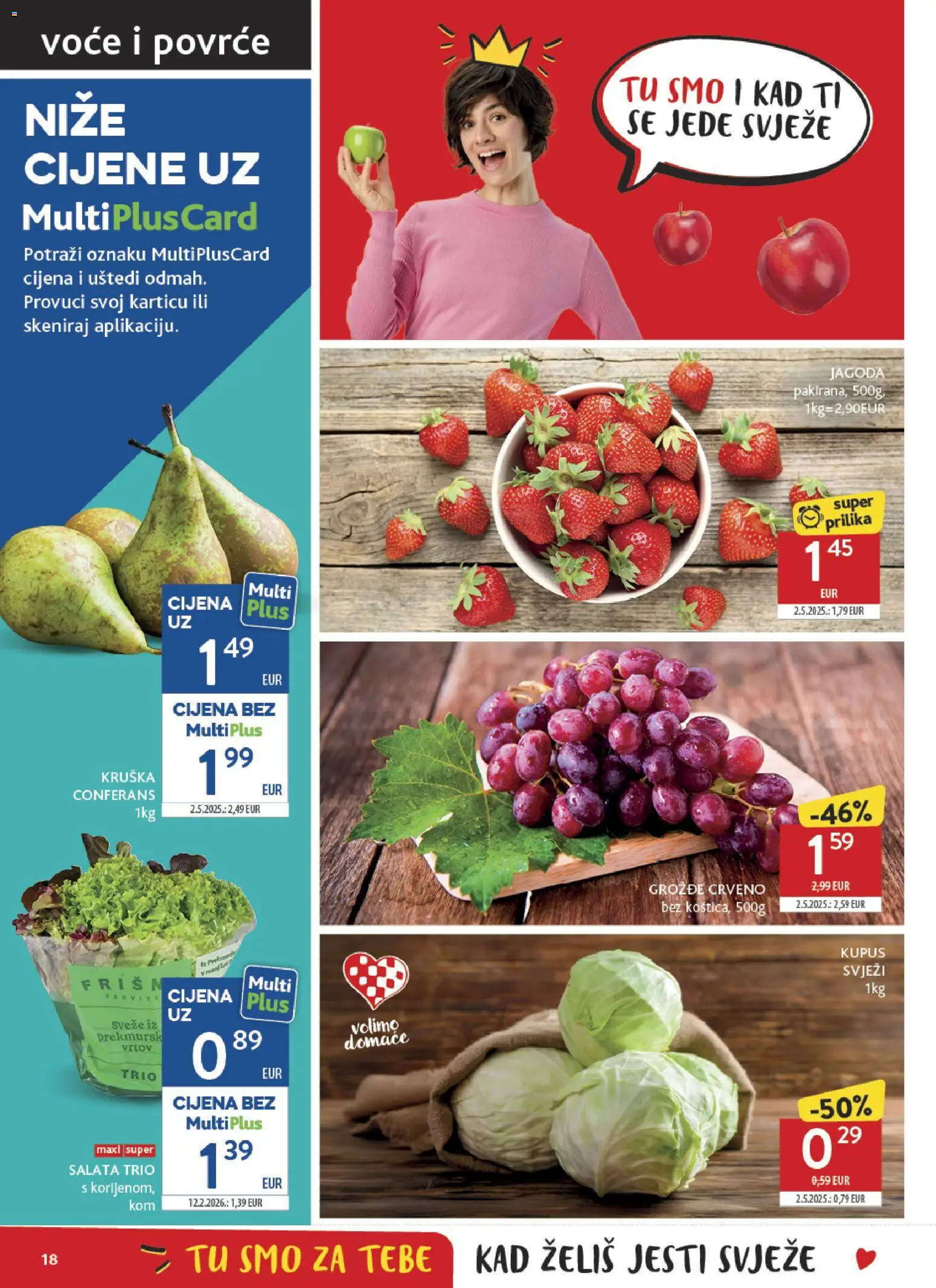 Konzum HR akciós ujság - amely érvényes a következő dátumtól: 15.04.2026 | Oldal: 18 | Termékek: Saláta