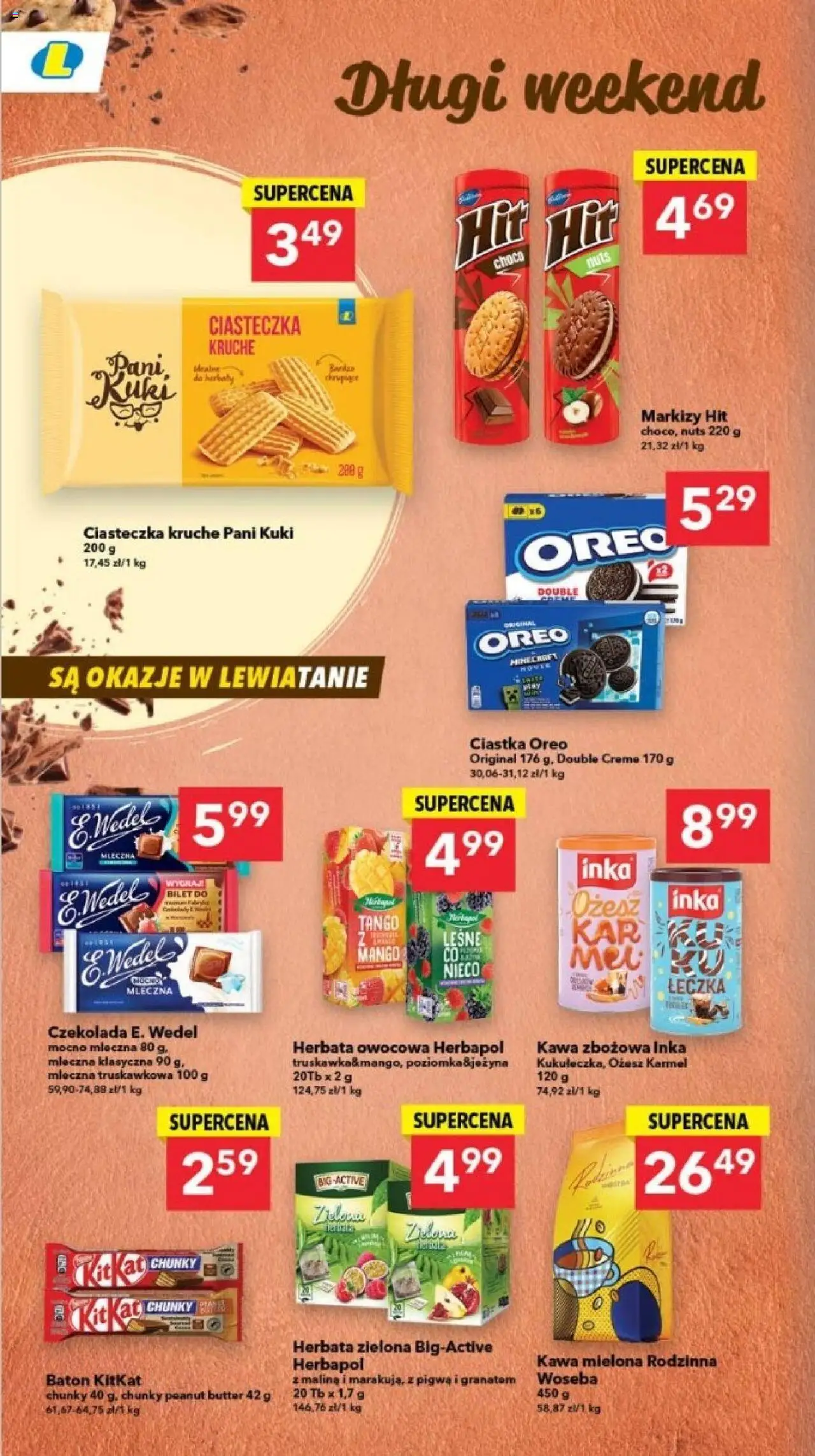 Lewiatan gazetka - Legnica od 17.06.2025 | Strona: 10 | Produkty: Mango, Pigwa, Czekolada, Ciastka