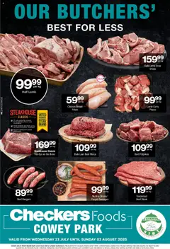 Preview of Checkers specials valid from 23.07.2025