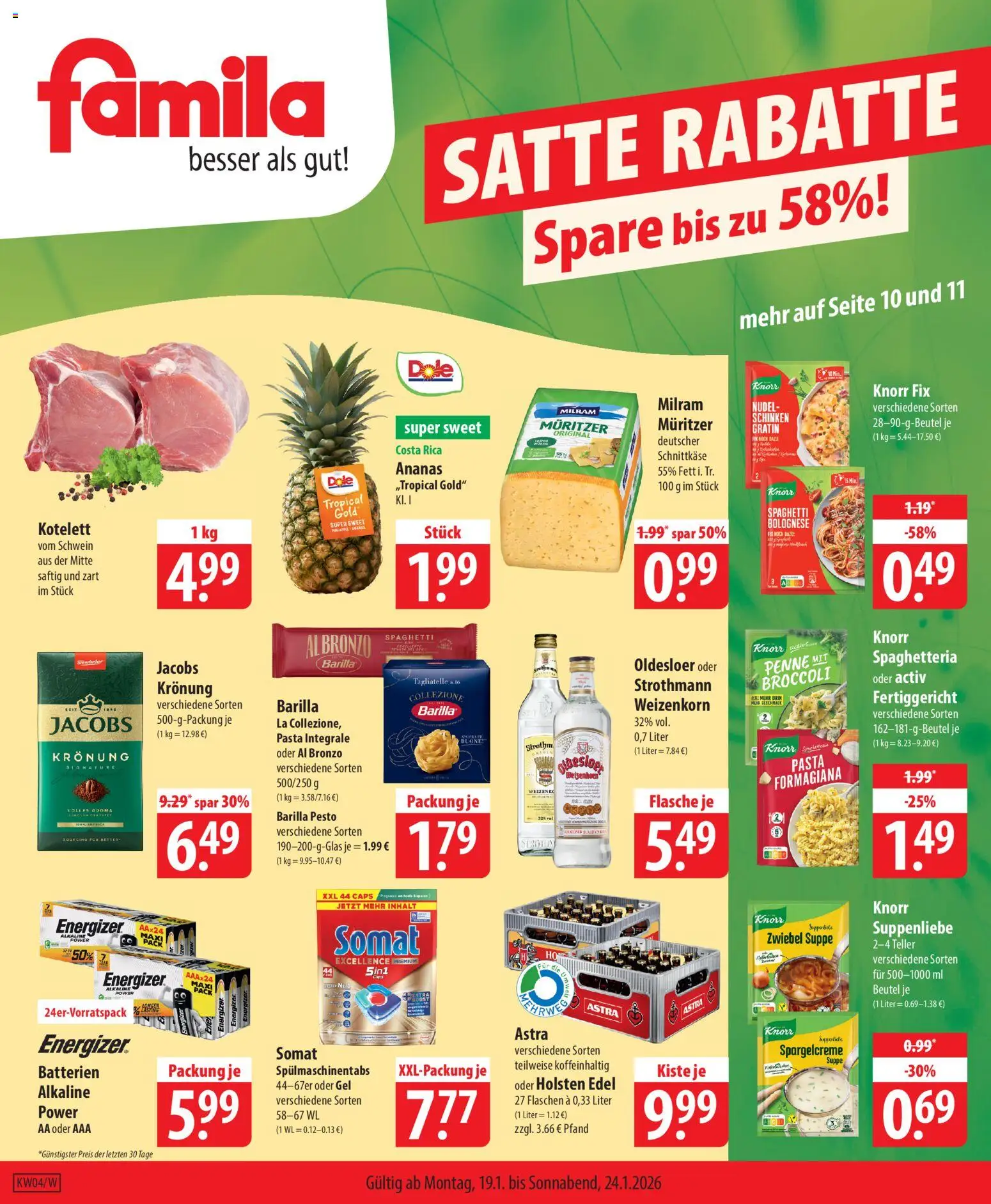 Famila Prospekt 	 – gültig ab 19.01.2026 | Seite: 1