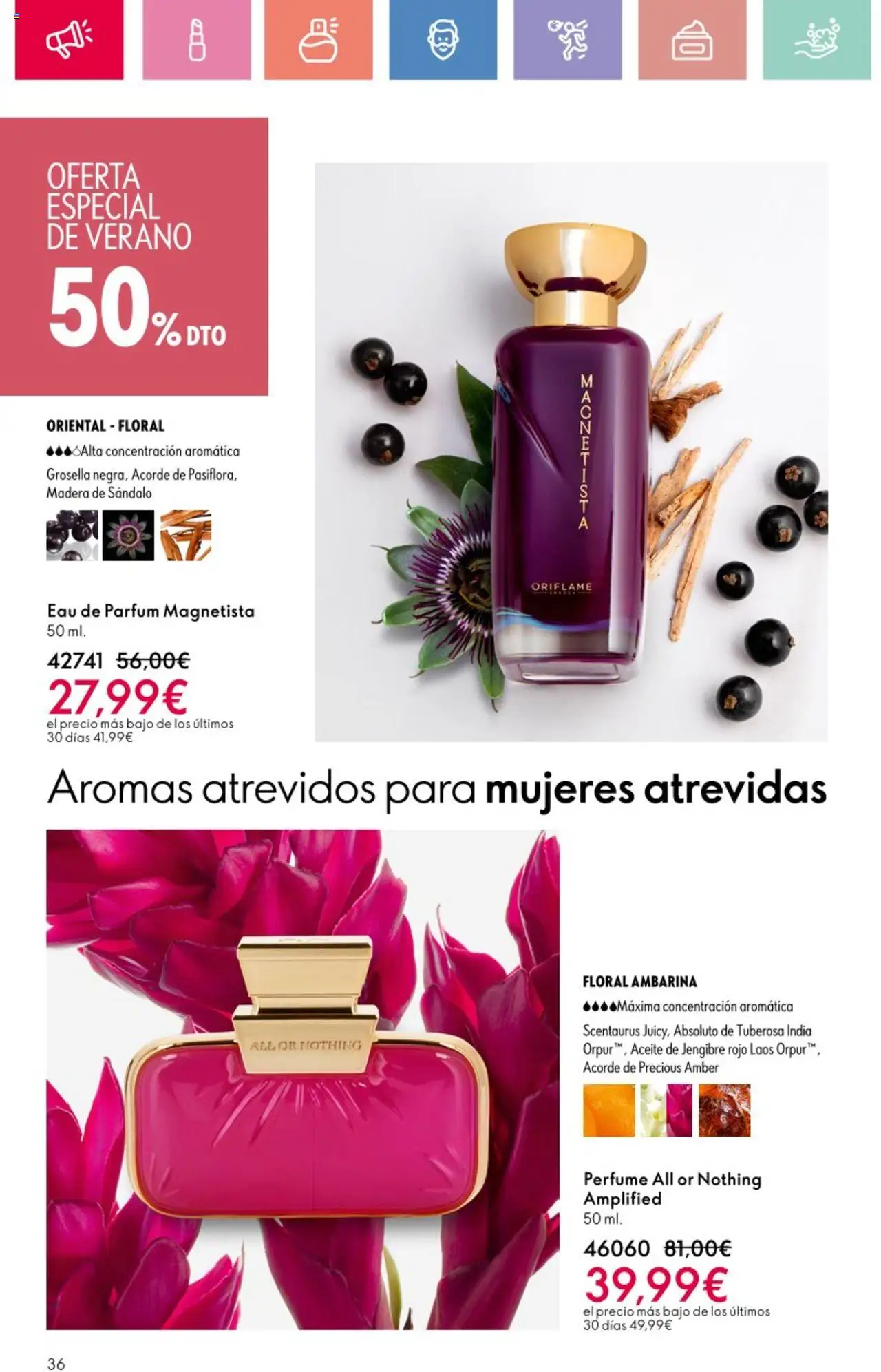 Oriflame - Catálogo Campaña 9 │ válido desde el 22.06.2025 | Página: 36 | Productos: Perfume, Aceite, Eau de parfum