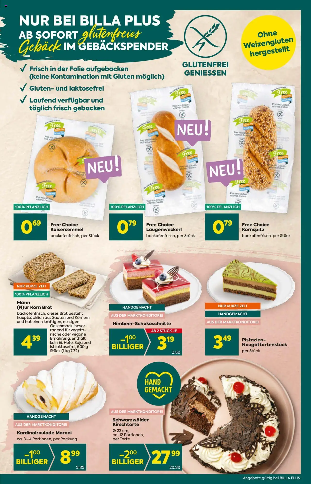 Billa Plus Flugblatt gültig ab 09.10.2025 | Seite: 11 | Produkte: Brot