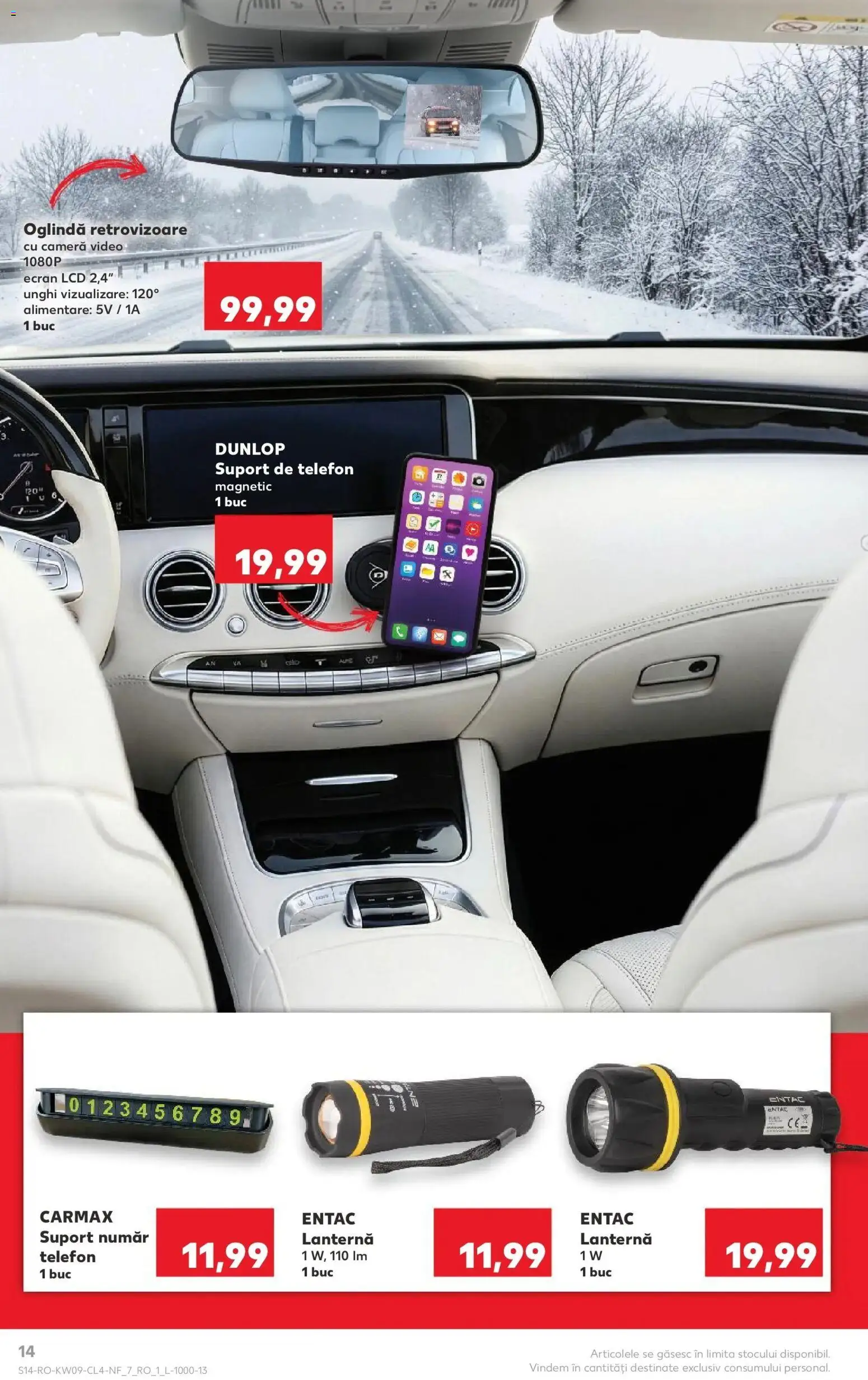 Noul catalog Kaufland – valabil de la 25.02.2026 | Pagină: 14 | Produse: Telefon, Video, Cameră Video, Oglindă