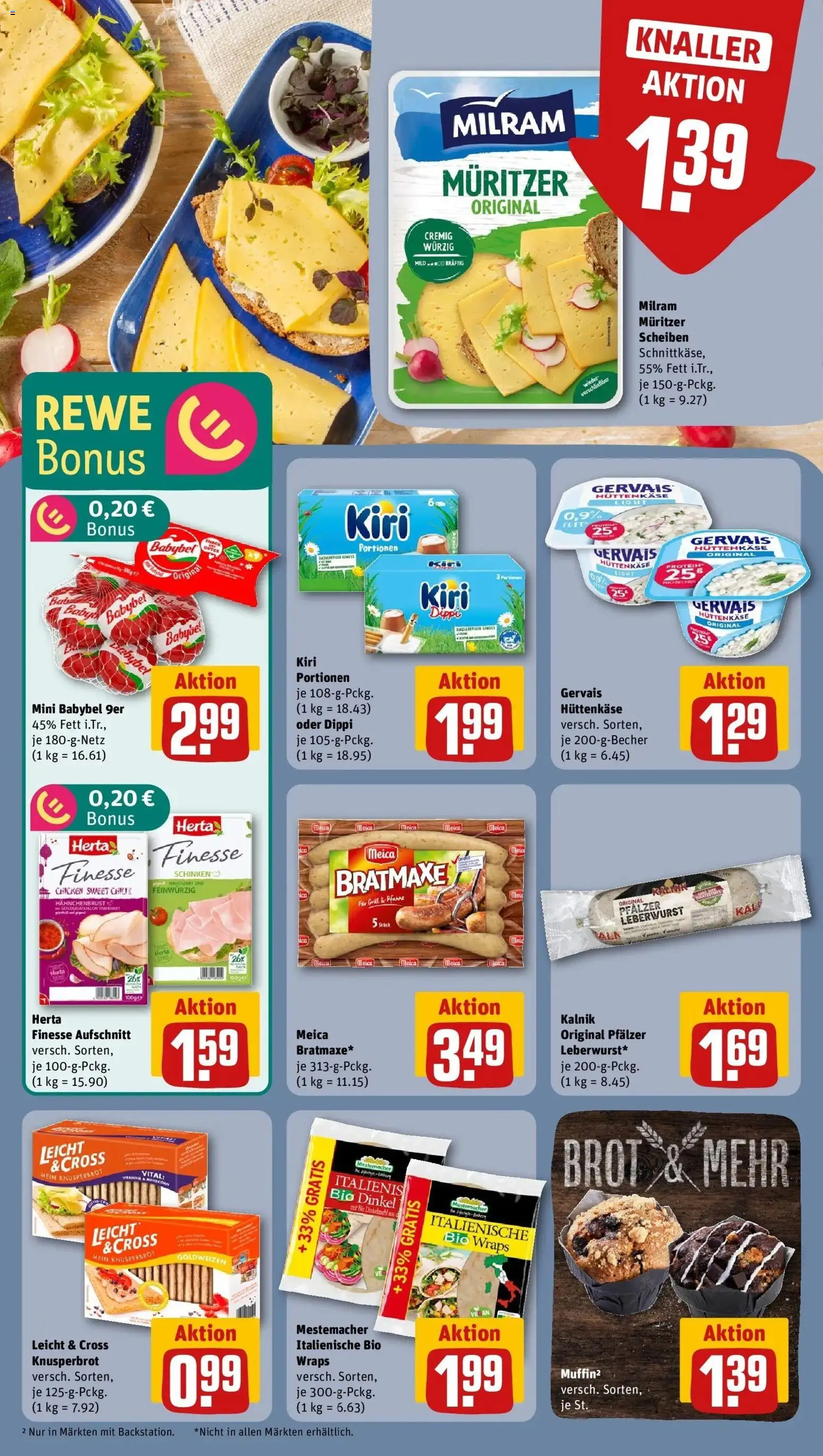 Rewe Prospekt Bad Schwalbach	 – gültig ab 05.04.2026 | Seite: 12 | Produkte: Meica, Milram, Babybel, Hahnchenbrust