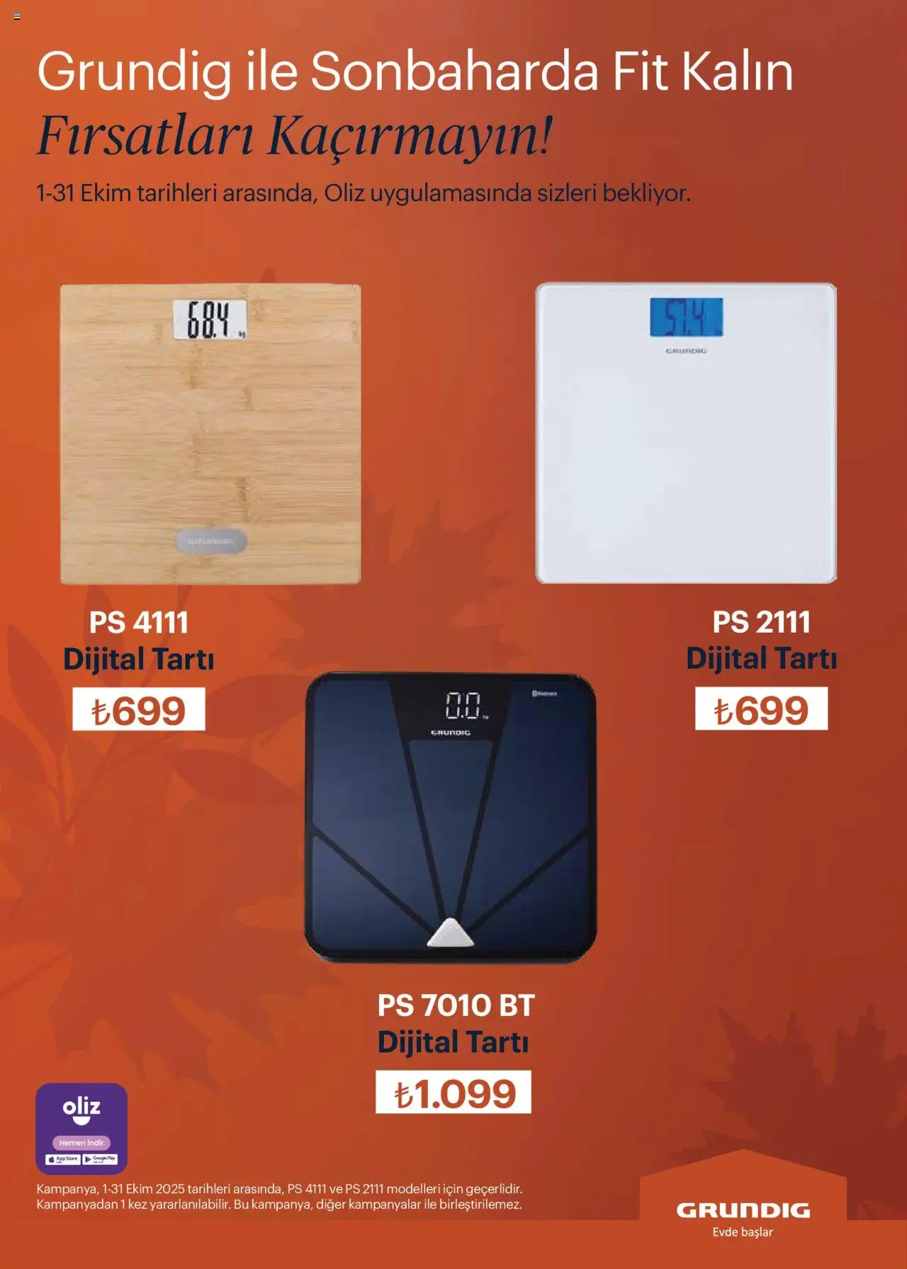 Arçelik Katalog - 01.10.2025 tarihinden itibaren geçerlidir | Sayfa: 104 | Ürünler: Tartı