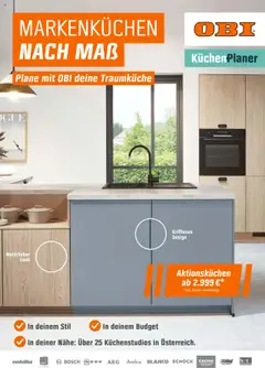 Vorschau von dem Prospekt - OBI - KüchenPlaner gültig ab 30.07.2025