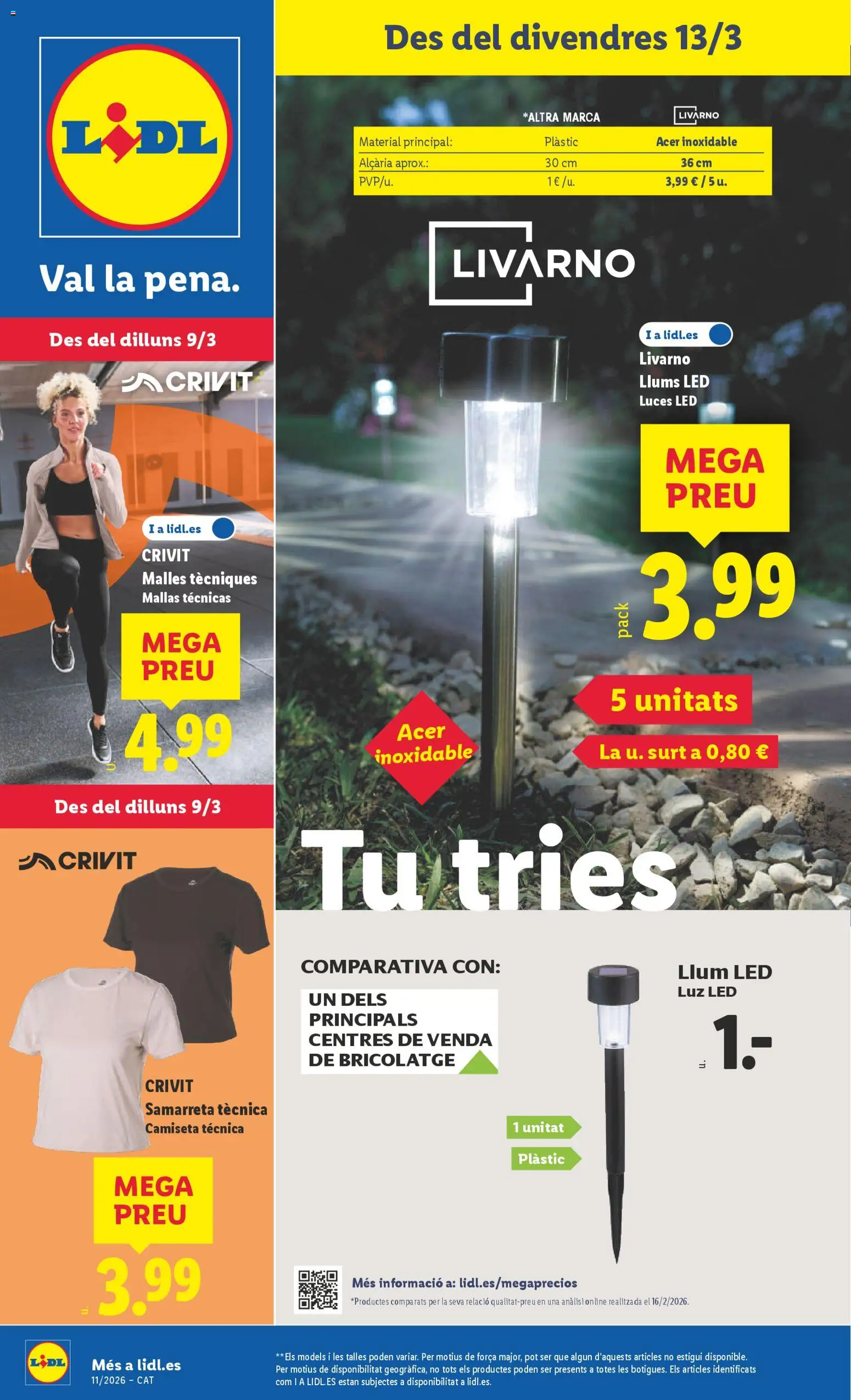 Lidl folleto de bazar │ válido desde el 09.03.2026 | Página: 1