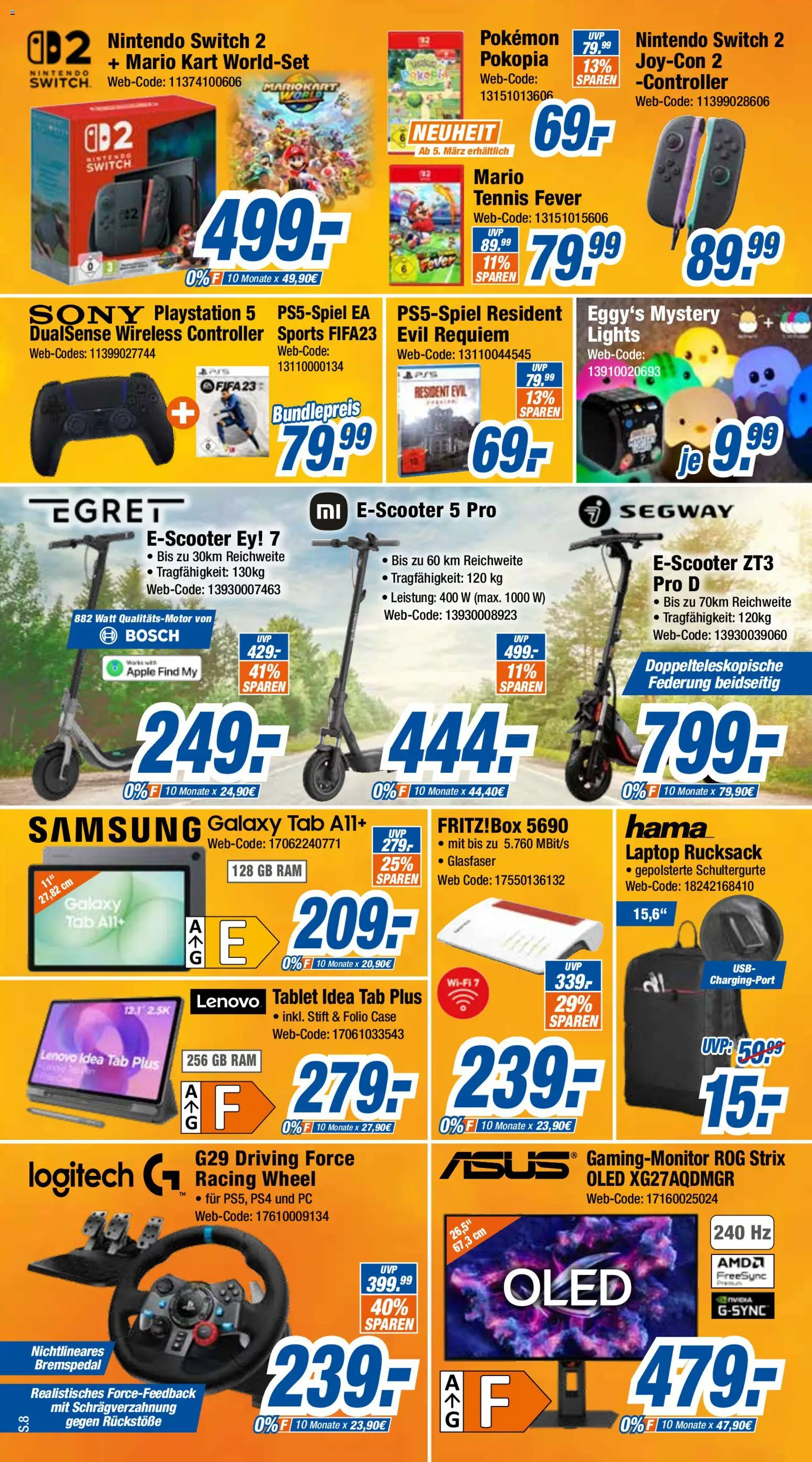 Expert Prospekt 	 – gültig ab 02.03.2026 | Seite: 8 | Produkte: Sony, Samsung, Apple, Laptop