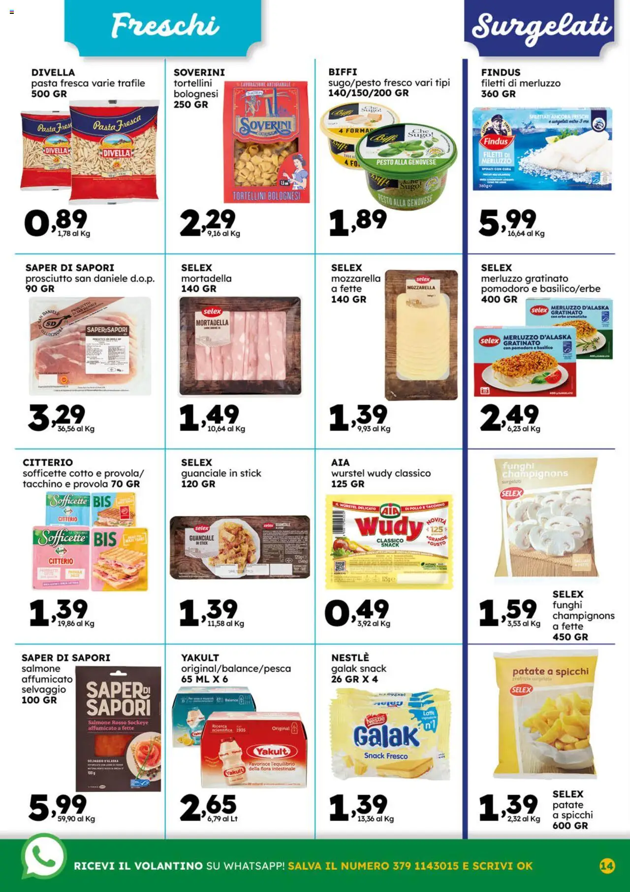 Volantino GECOP del 22.09.2025 | Pagina: 14 | Prodotti: Patate, Funghi, Pesto, Sugo