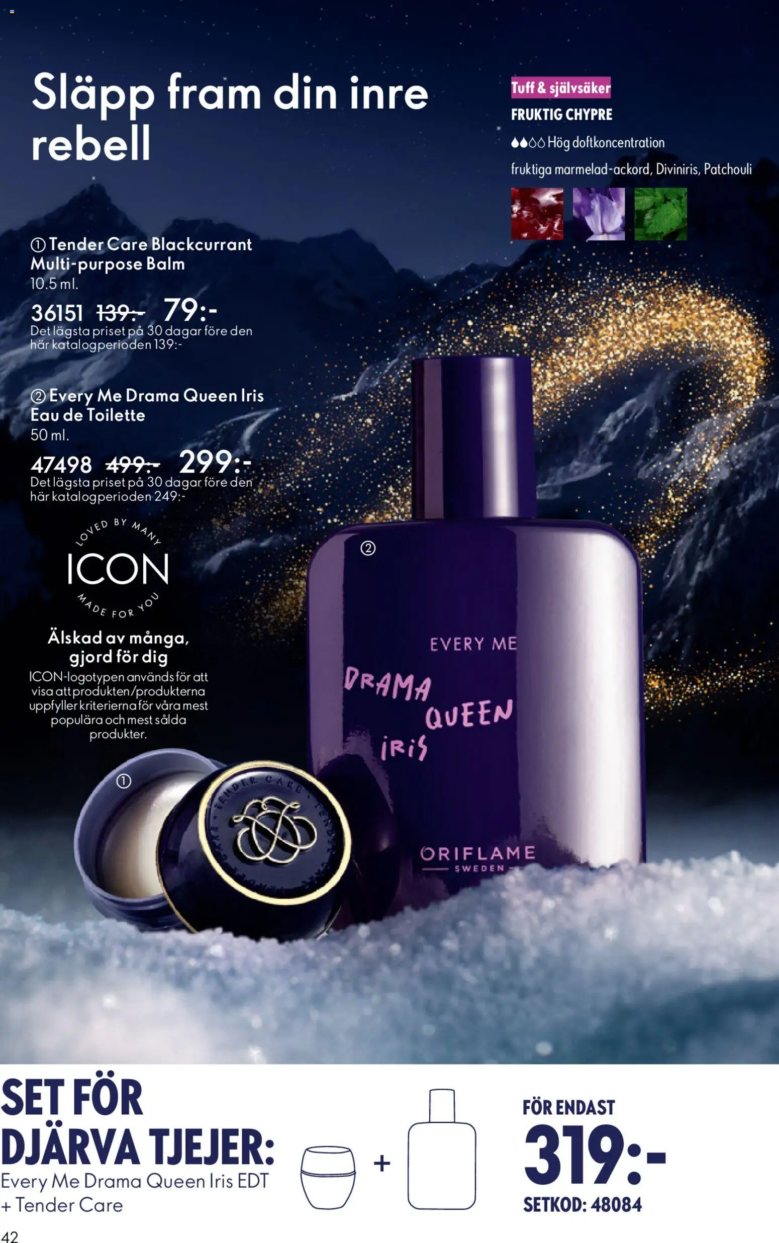 Oriflame reklamblad aktuell från 19.11.2025 | Sida: 42 | Produkter: Eau de toilette, Set