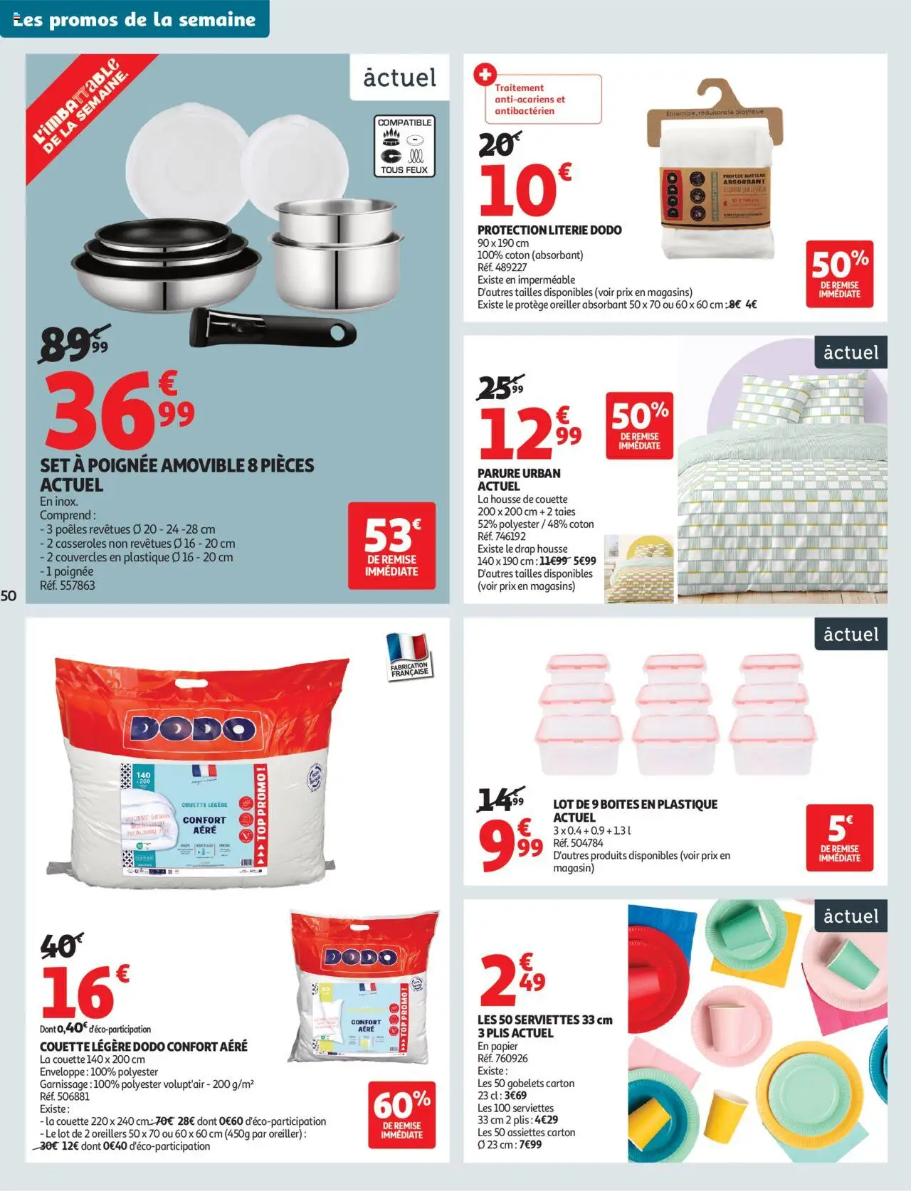  | Page: 50 | Produits: Matelas, Oreiller, Housse de couette, La couette