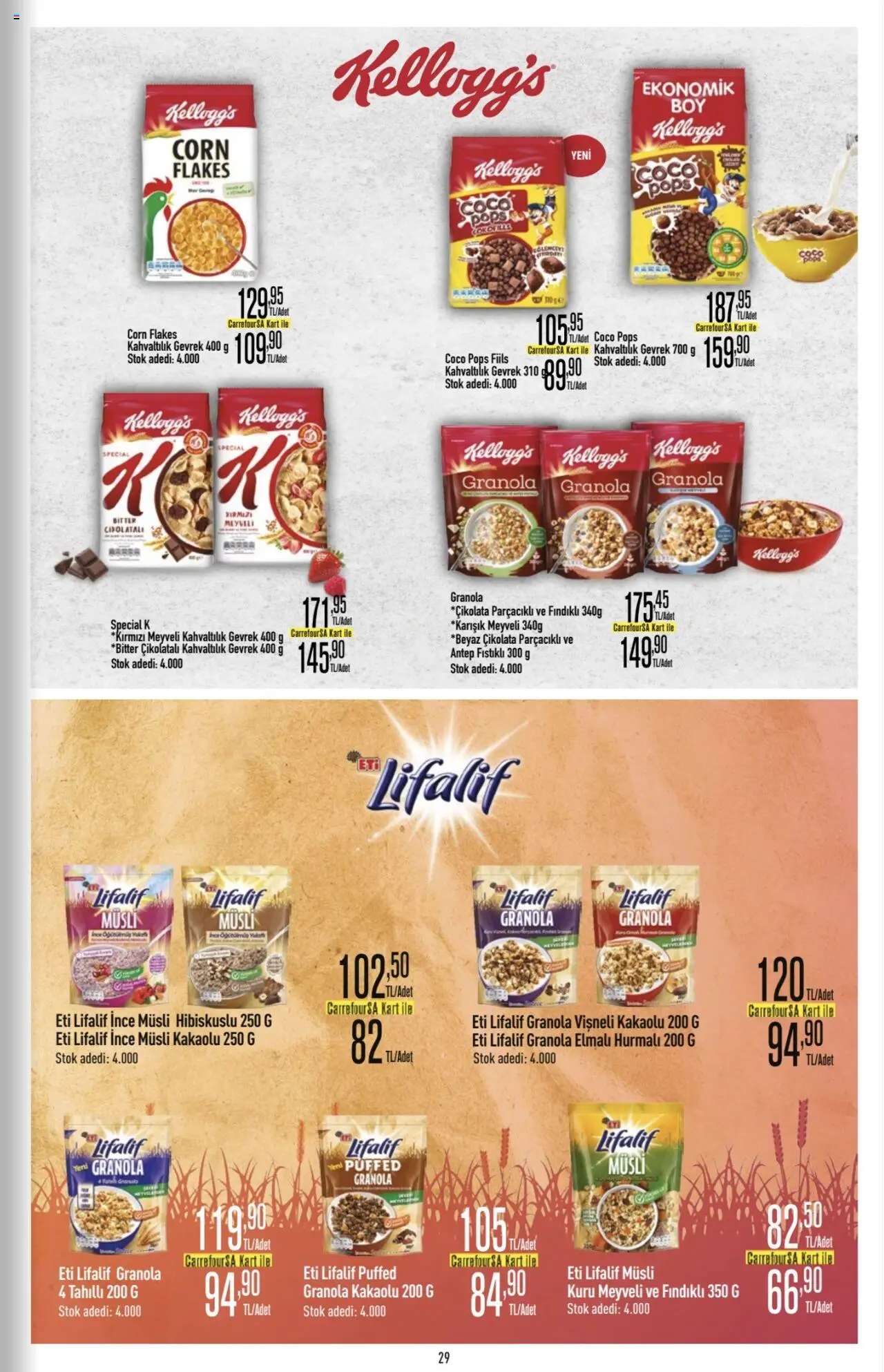 CarrefourSA Katalog - 26.06.2025 tarihinden itibaren geçerlidir | Sayfa: 29 | Ürünler: Gevrek, Çikolata