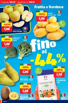 Anteprima del volantino BROCCOLI 500 G, I COLORI DEL SAPORE BROCCOLI 500 G coltivato in ITALIA valido a partire dal 03.11.2025 | Pagina: 2