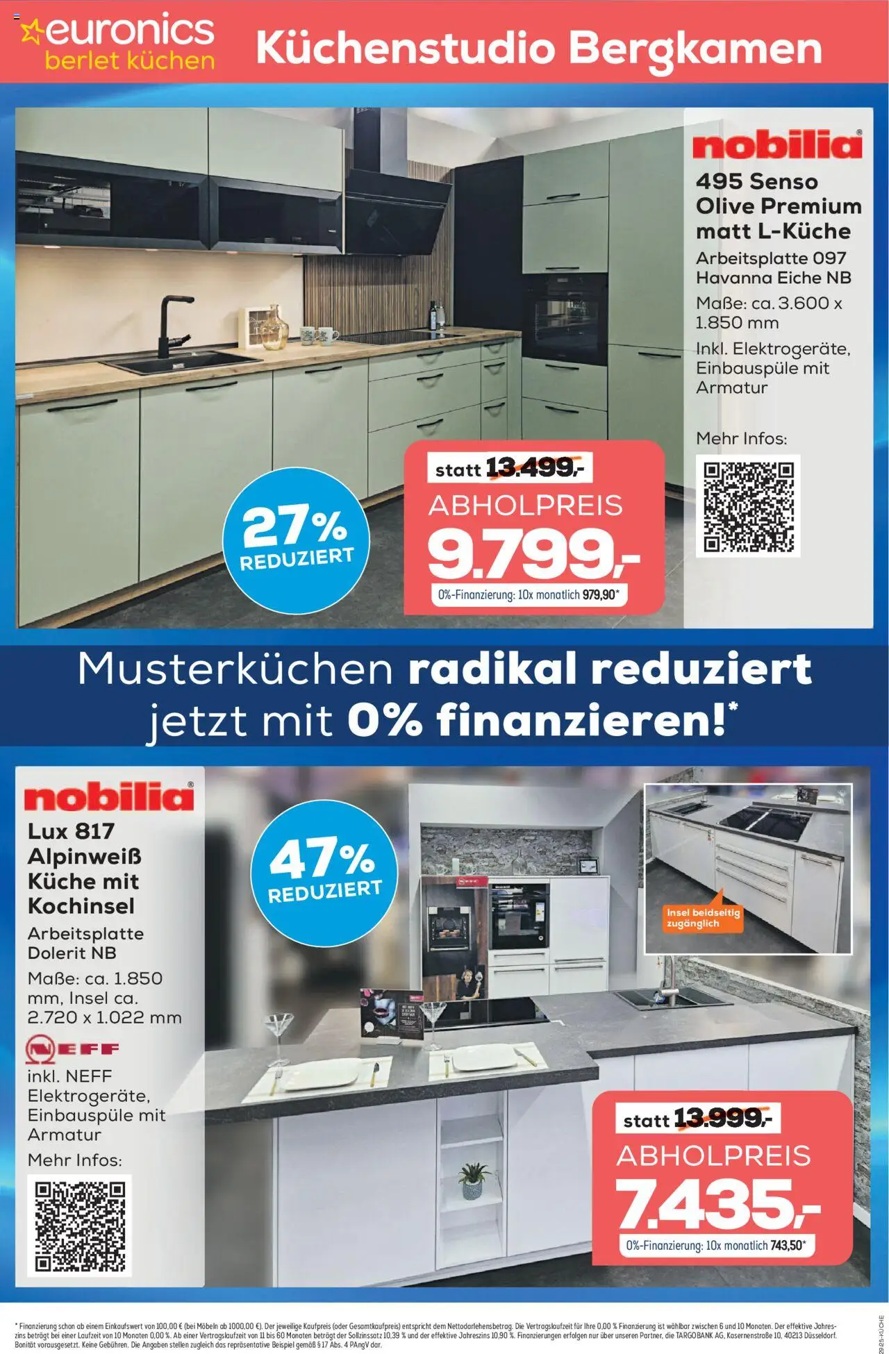 Euronics  Küchenwerbung Berlet - gültig ab dem 14.07.2025 | Seite: 9 | Produkte: Neff, Küche, Armatur, Kuchen