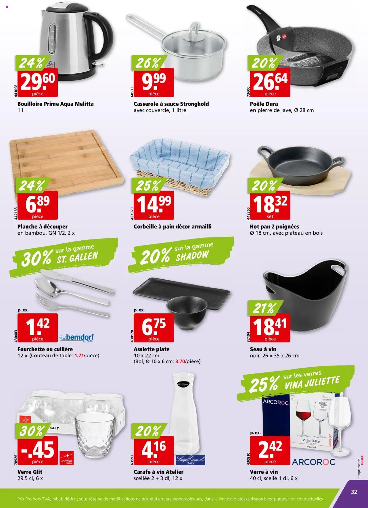 Aligro Aktionen Chavannes, Matran, Genève, Sion ab 11.08.2025 | Seite: 32 | Produkte: Melitta